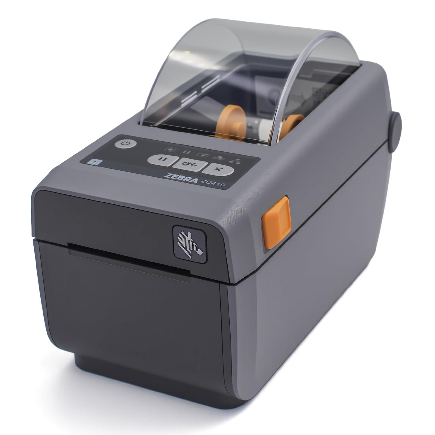 Zebra ZD410 203dpi Direct Thermal Desktop Monochrome Printer Print Width of 2 in Ethernet USB Connectivity, USB Host - ZD41022-D01000EZ
