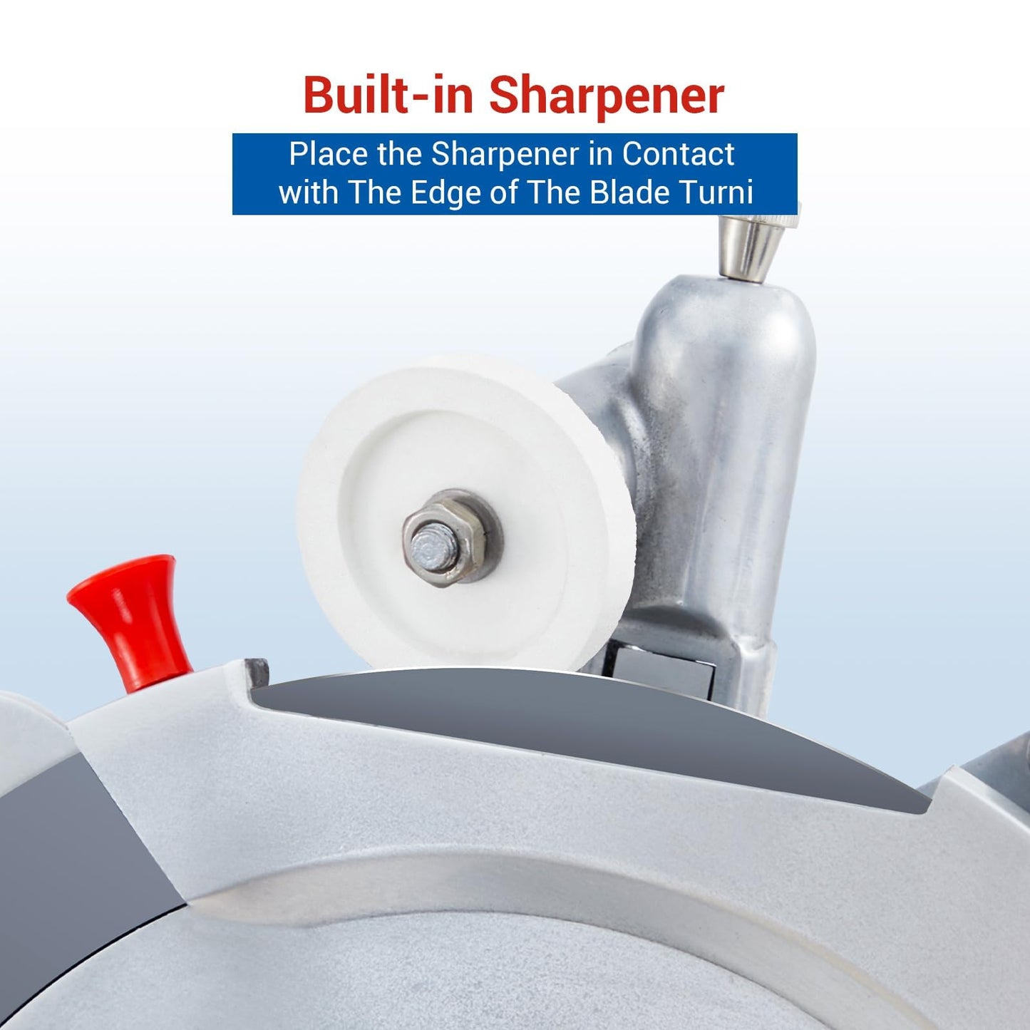 550W Automatic Meat Slicer, Electric Meat Cutter with 12" Carbon Steel Blade for Kitchen Commercial Use