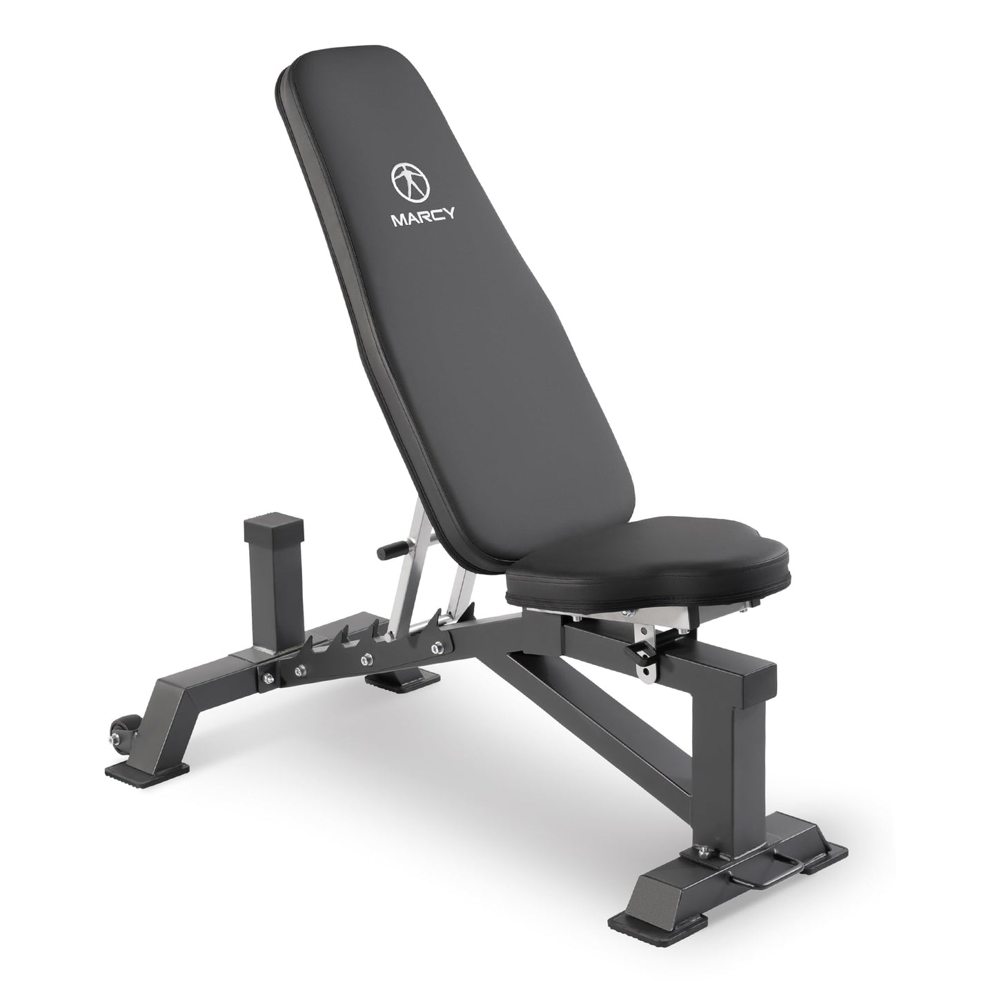 Marcy Deluxe Adjustable Utility Weight Bench for Home Gym Weightlifting and Strength Training SB-8062