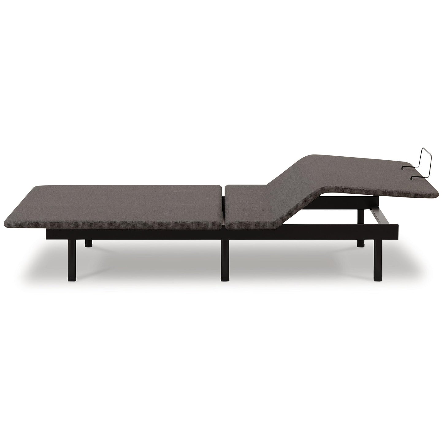 Signature Design by Ashley Head/Foot Model - Good Traditional Adjustable Base with Remote Control and USB Charging Port, Queen, Gray
