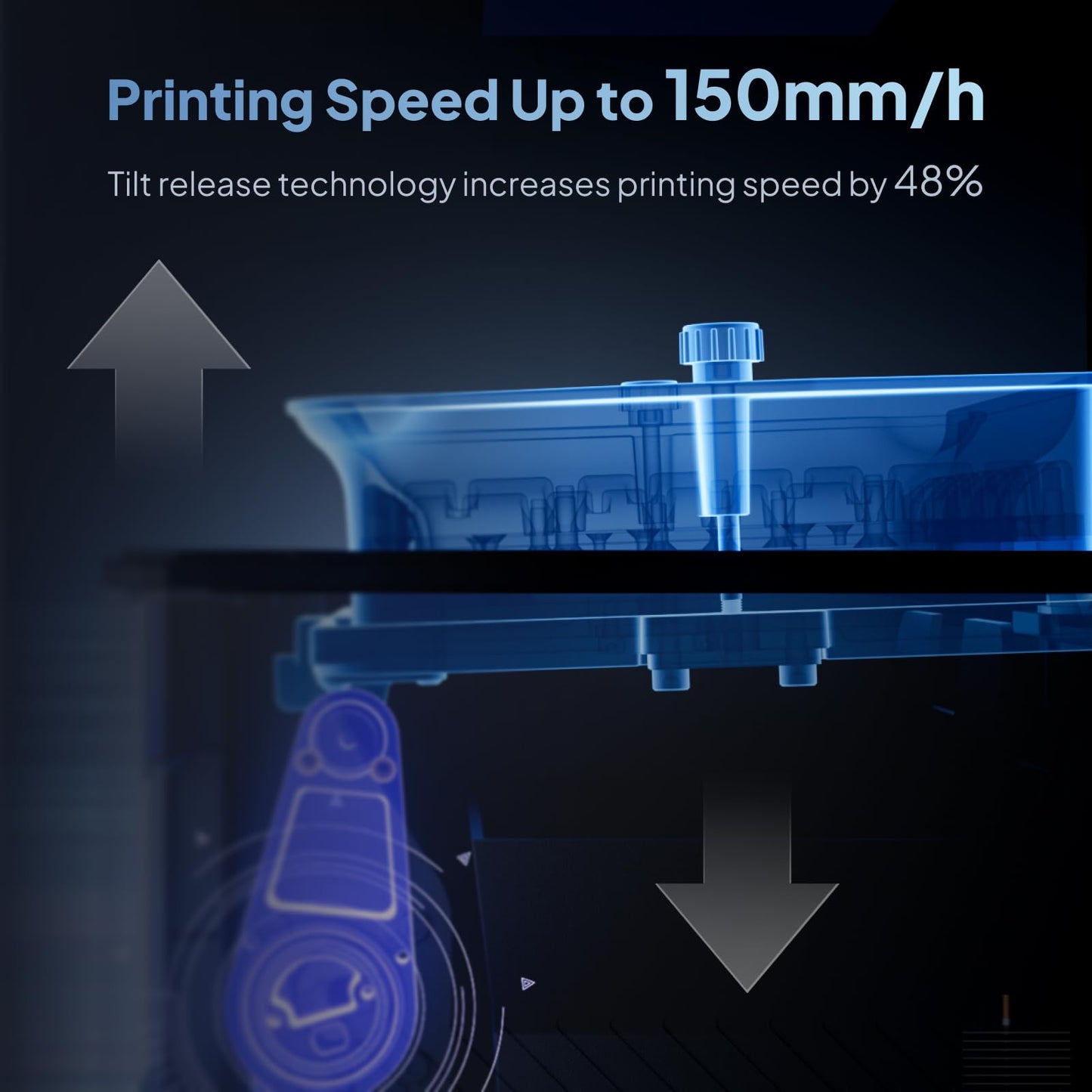 ELEGOO Mars 5 Ultra 3D Printer, MSLA UV Photocuring with 9K LCD, High Speed Printing Up to 150mm/h, Automatic Leveling, WiFi Cluster Printing, AI Camera, Printing Size of 6.04 x 3.06 x 6.49 inch