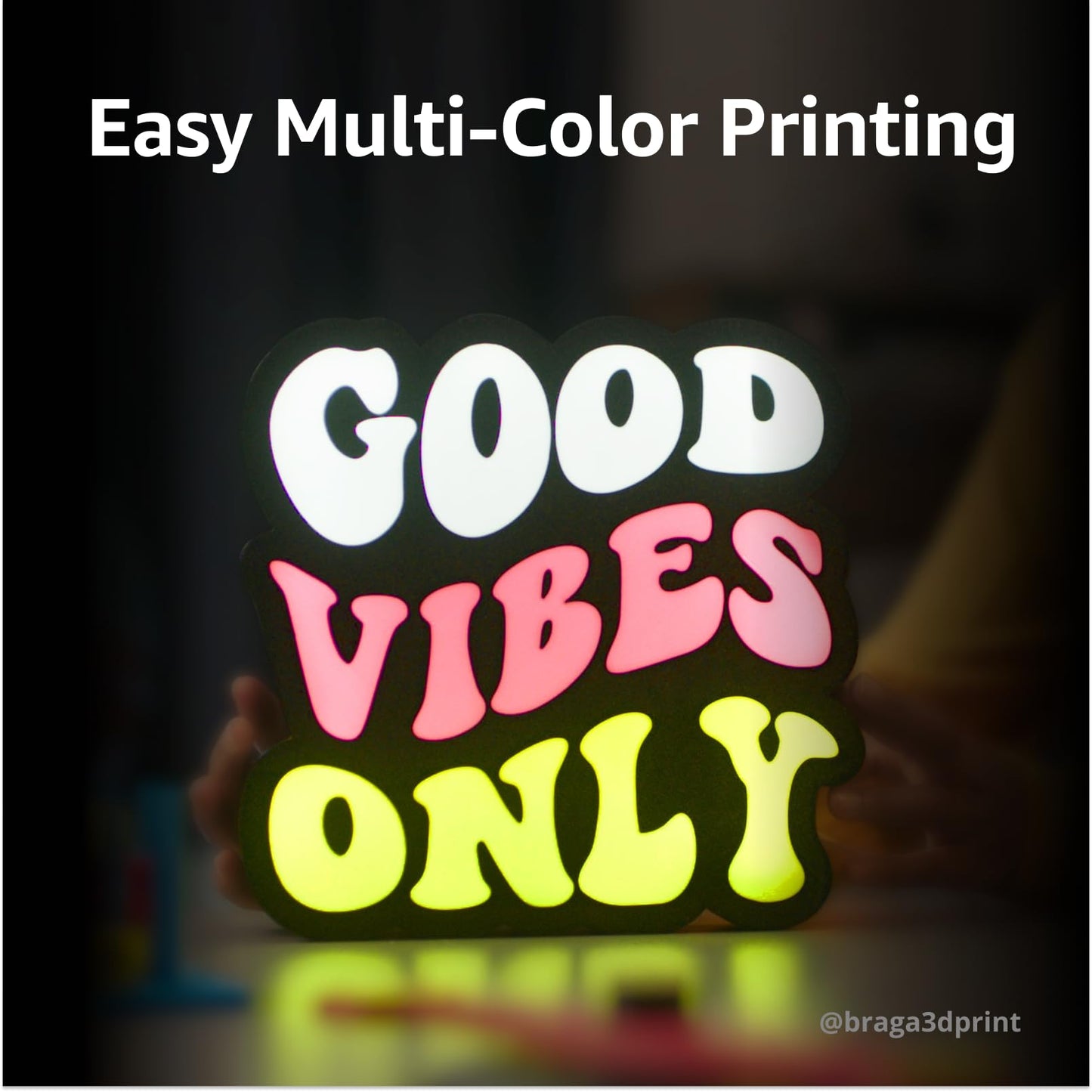 Bambu Lab A1 Combo + LED Lamp Kit, Support Multi-Color 3D Printing, High Speed & Precision, Full-Auto Calibration & Active Flow Rate Compensation, ≤48 dB Quiet FDM 3D Printers