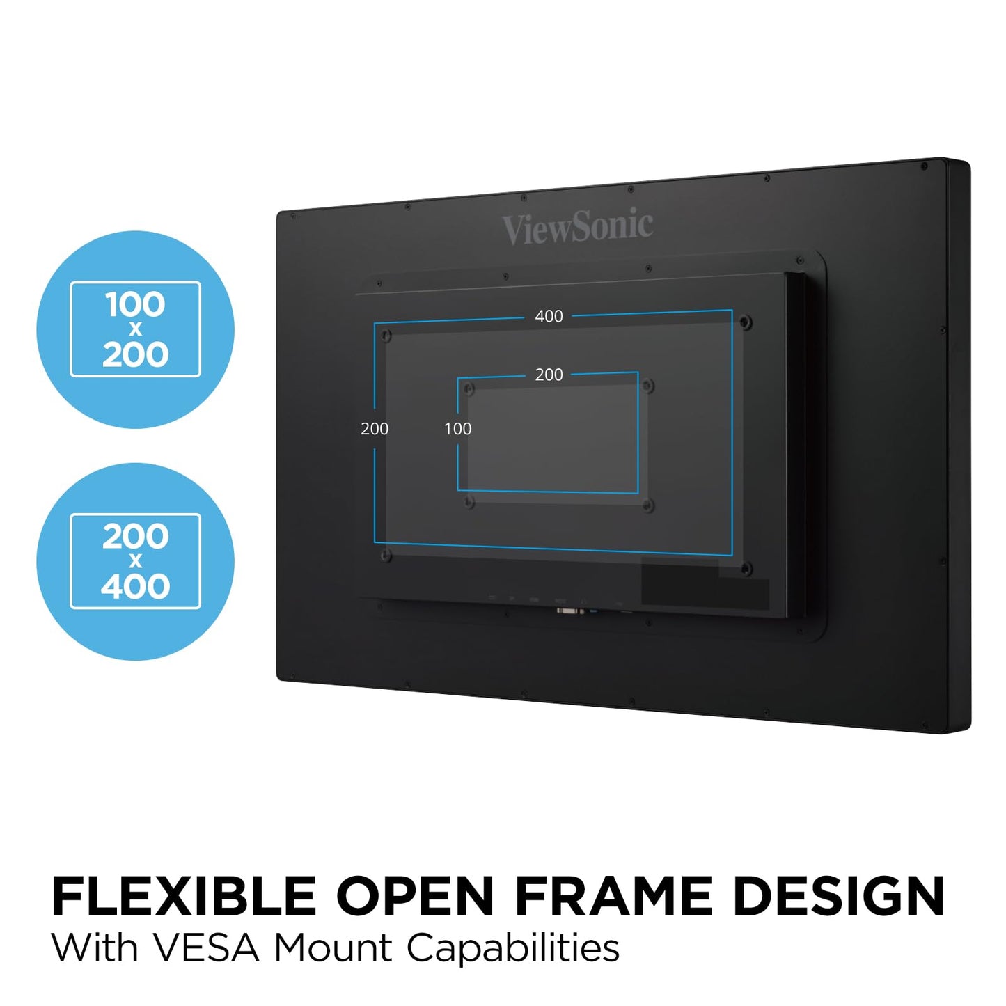 ViewSonic TD3207 32 Inch 1080p Touch Screen Monitor, 10-Point Multi-Touch for Information Kiosks and Public Displays, 7H Hardness Glass, Advanced Ergonomics, HDMI, DisplayPort, USB