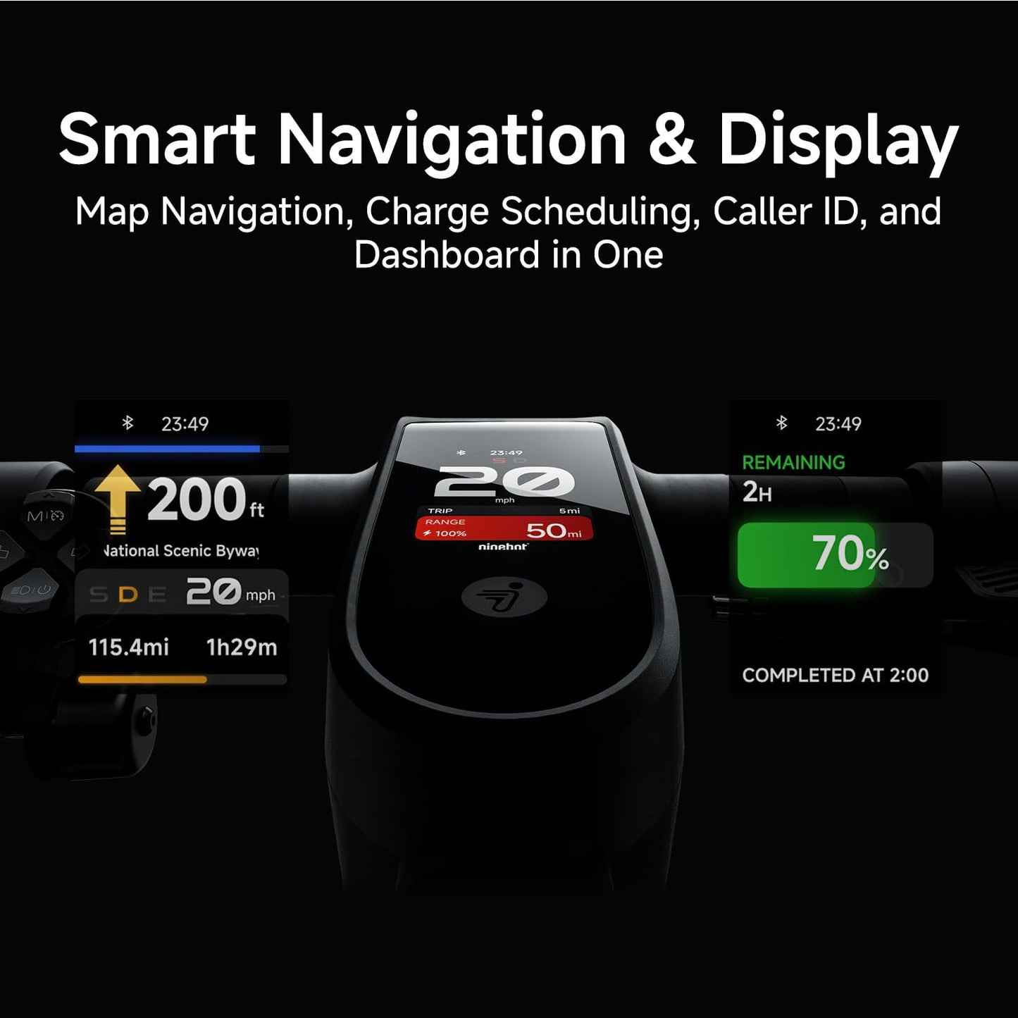 Segway Ninebot Max G3 Electric Scooter, 28 mph Top Speed w/ 50 Miles Max Range, 2000W Peak Motor, Dual Hydraulic Suspension, Fast Charging Scooter for Adults and Teens, UL-2272 2271 Certified