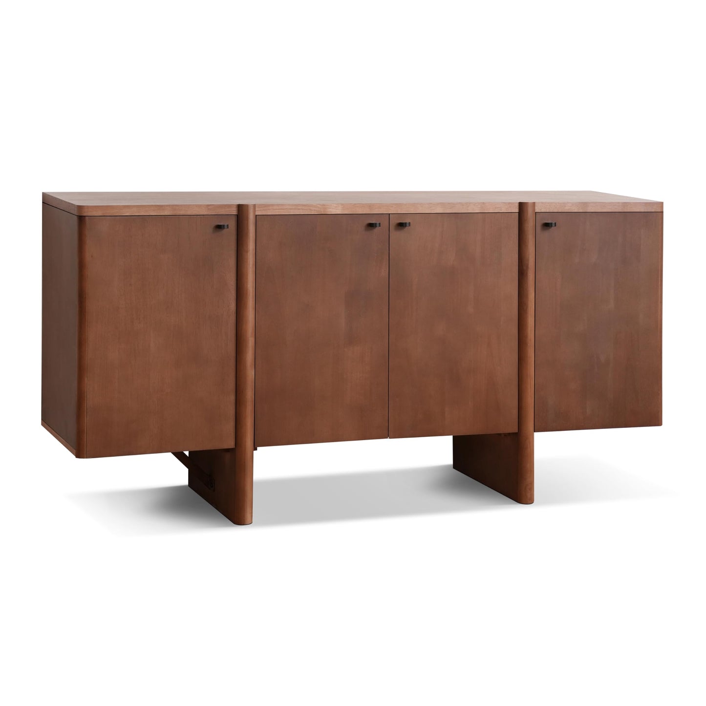 Christopher Knight Home Austen Retro Minimalist Wooden Storage Sideboard, Living Room Cupboard with Shelves, Dining Room/Kitchen Buffet Cabinet, Entryway Display Table, Home Office Credenza, Espresso
