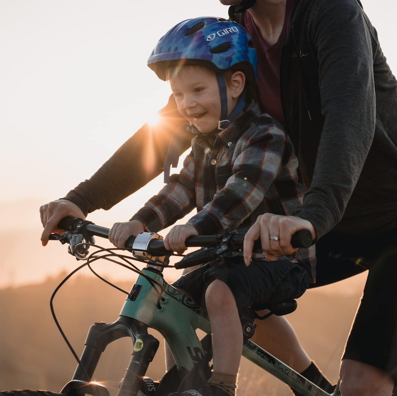 Kids Ride Shotgun - 2.0 Child Bike Seat - Front Mounted, for Children Aged 18mo~5 Years, Fits Most Adult Modern Mountain Bikes, Easy Install, Adjustable for Comfort