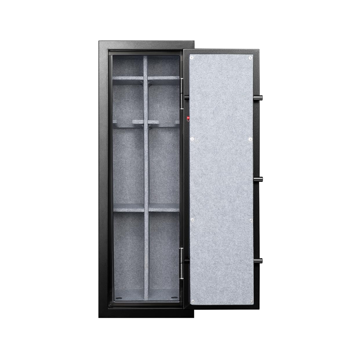 Fortress 14-Gun Fireproof Safe with Combination Lock, Black | 14-Gun with Combination Lock