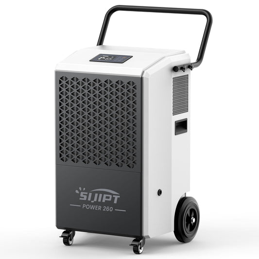 260 Pint Commercial Dehumidifier with Pump, 8500 Sq Ft Basement/Energy Star
