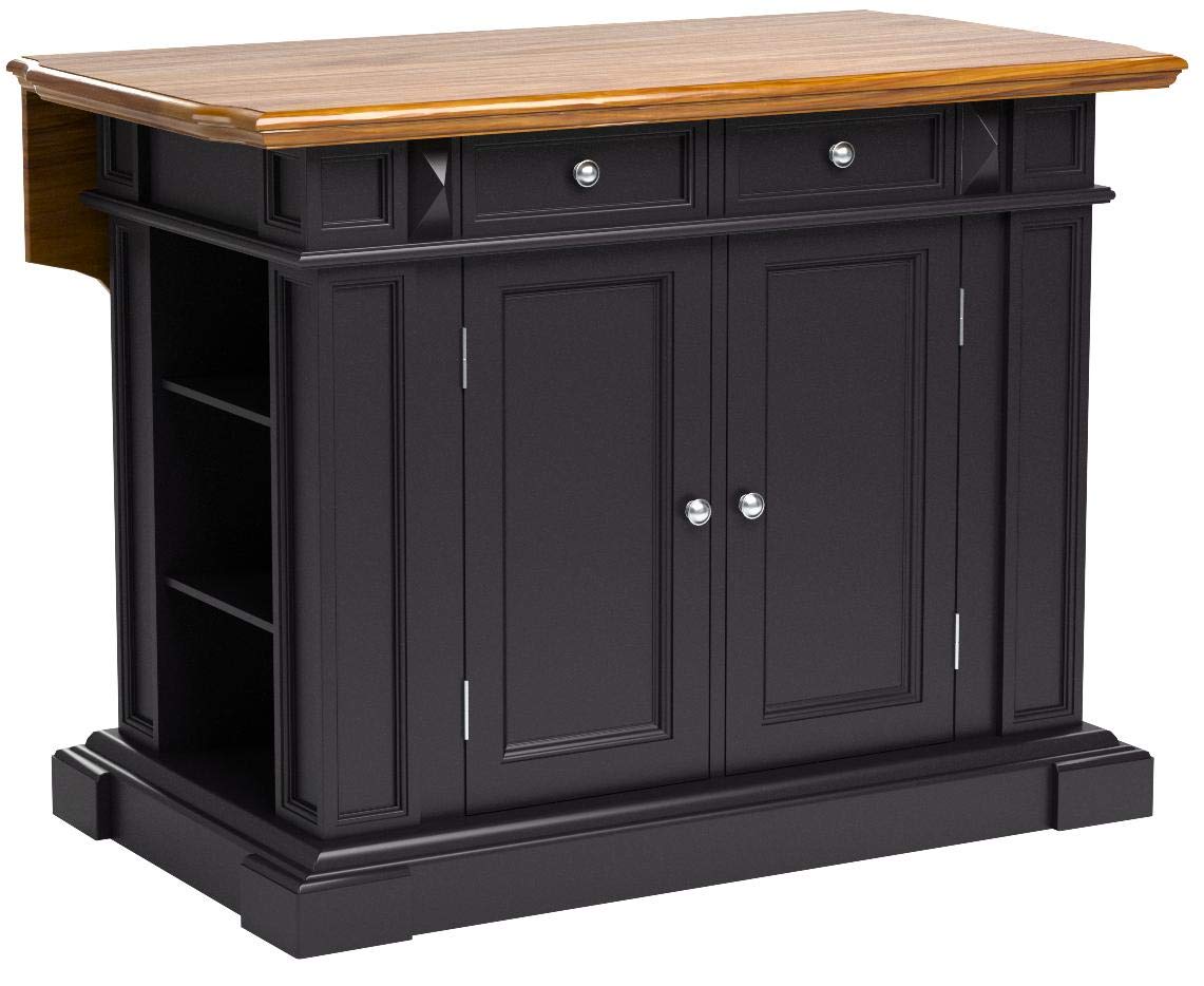 homestyles Americana Black Kitchen Island