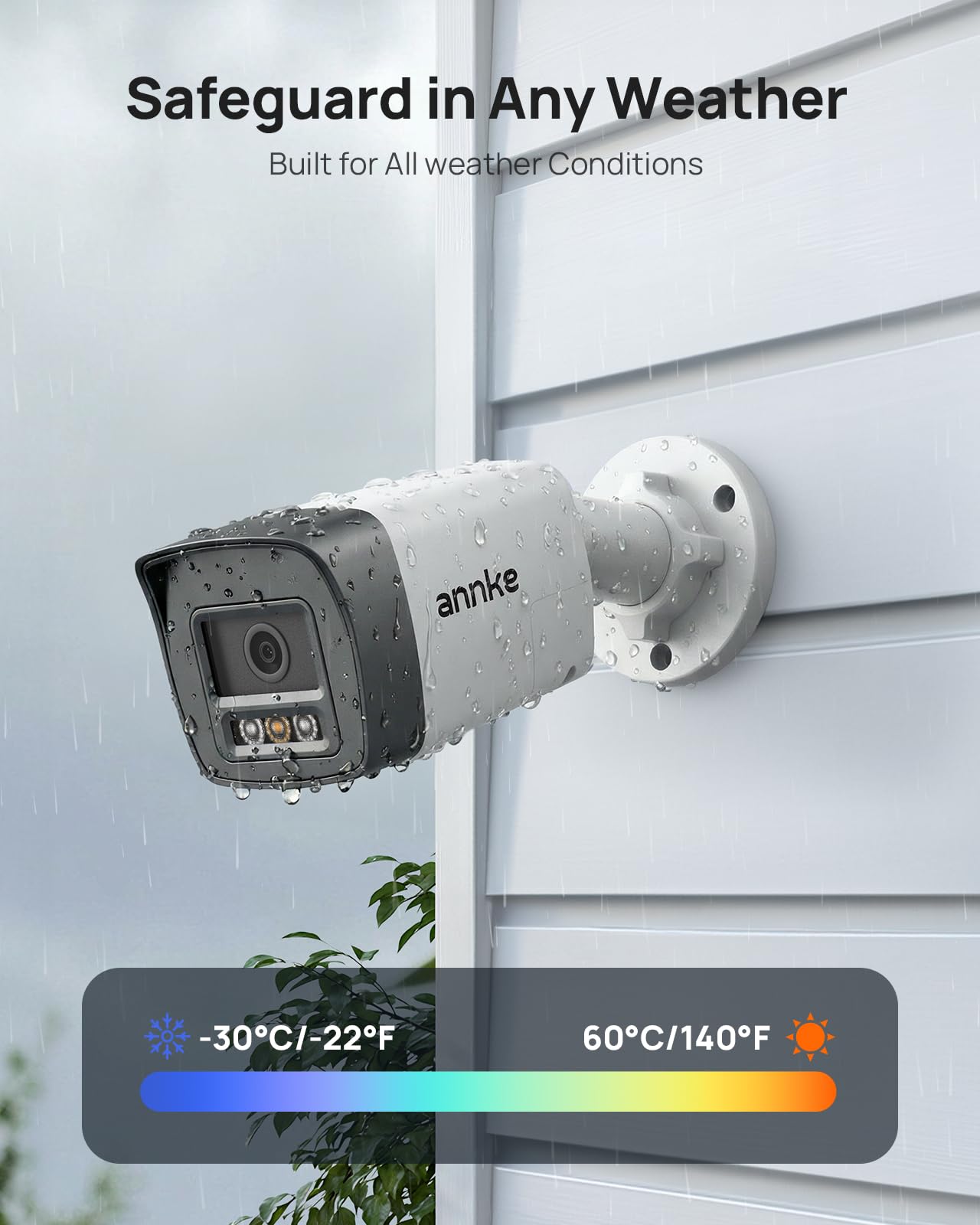 ANNKE 5MP Security Camera System Two-Way Audio, 16CH NVR with AI Motion Detection, 8x 3K IP PoE Wired Cams with Red & Blue Light & Audio Alarm, Compatible with Alexa for Business Surveillance, 2TB HDD