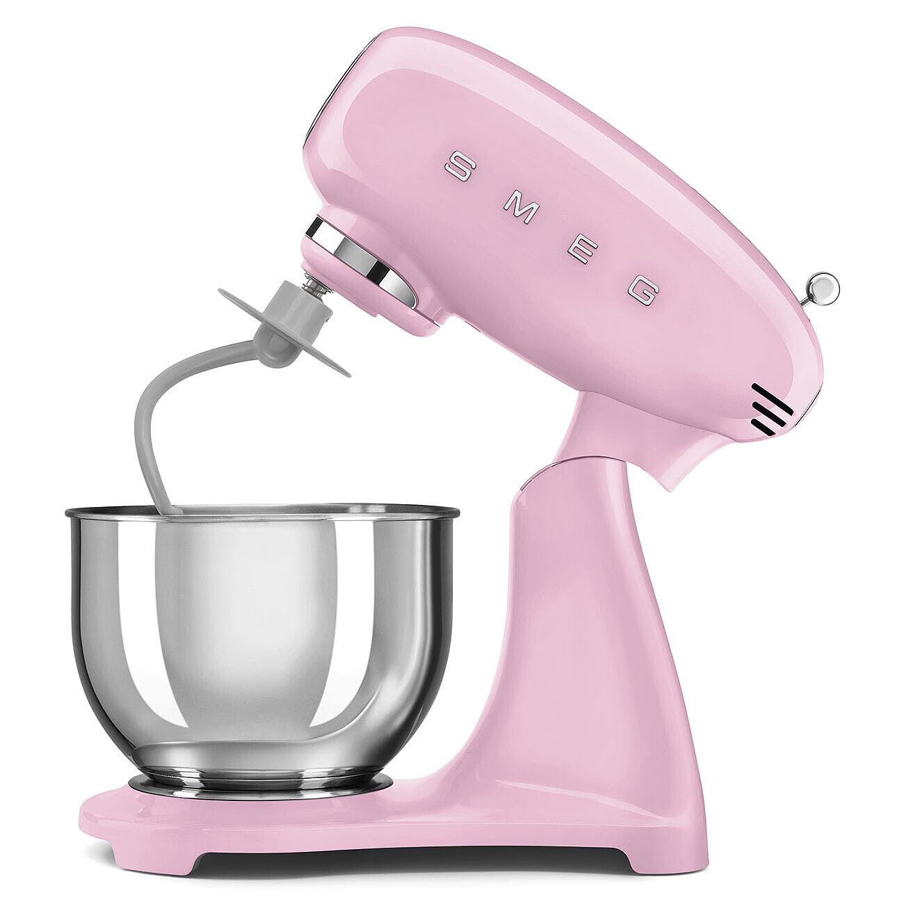 Iconic 1950s Retro Design Durable die-cast aluminum construction with glossy finish brings timeless Italian style to modern kitchens.