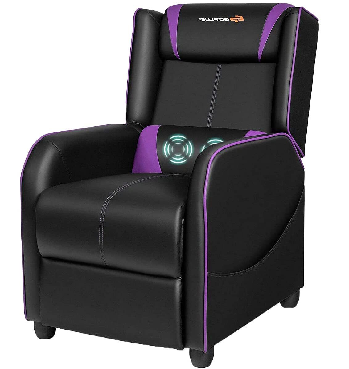 CHEFJOY Massage Gaming Recliner Chair, Purple