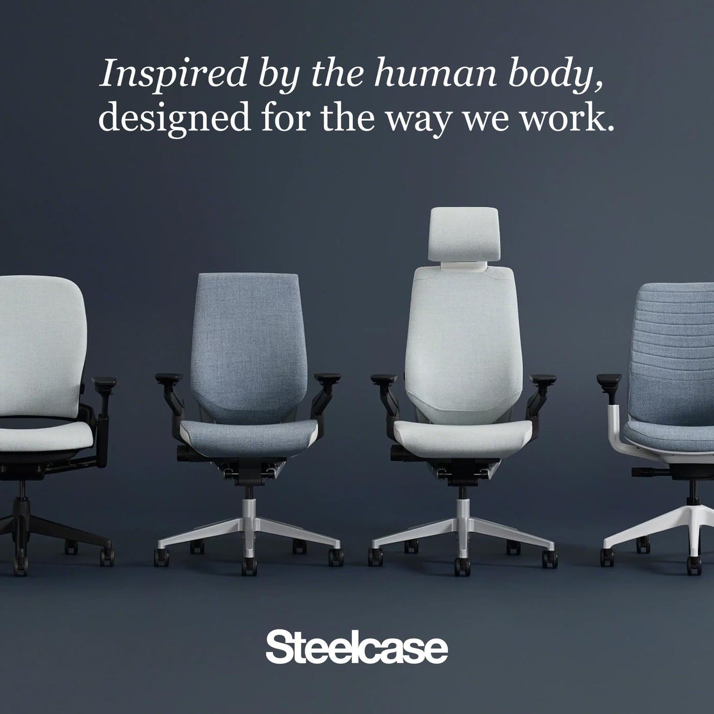 Steelcase Series 1 Office Chair - Ergonomic Work Chair with Wheels for Carpet - Helps Support Productivity - Weight-Activated Controls, Back & Arm Support - Easy Assembly - Wasabi
