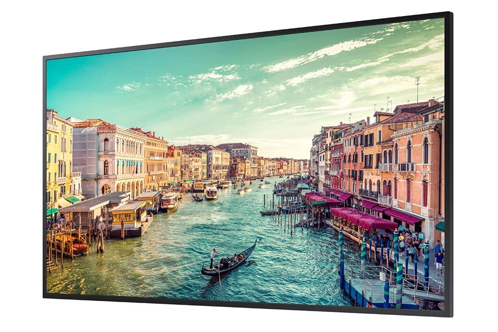 Samsung Business QM55R 55 inch 4K UHD 3840x2160 24/7 Commercial Signage LED Display for Business, HDMI, Wi-Fi, and 3-Year WRNTY, 500 nit (LH55QMREBGCXZA), Black