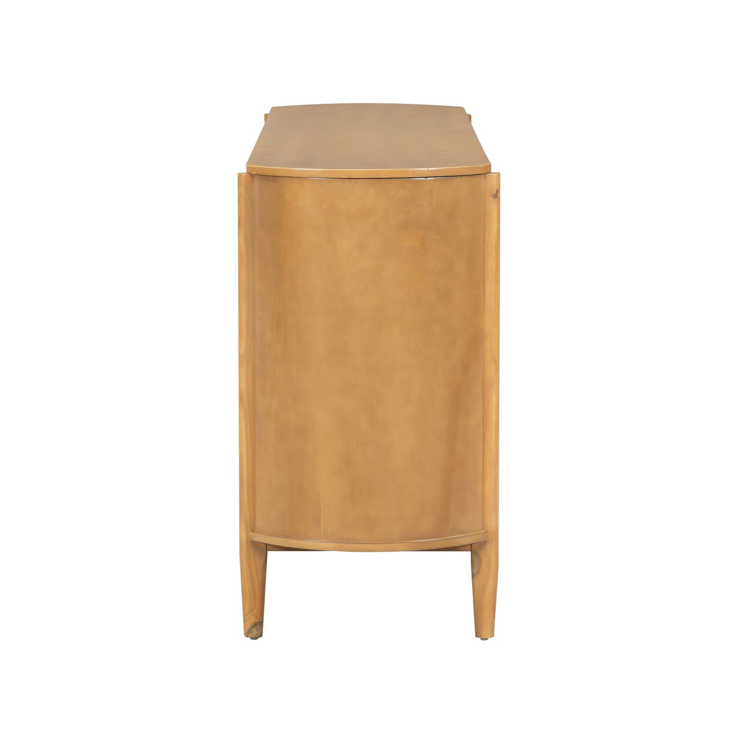 Christopher Knight Home Eileen Modern Storage Cabinet with 4 Doors, Large Size Buffet Cabinet with Storage and Adjustable Shelf, Wooden Sideboard Cabinet for Dining Room/Kitchen/Living Room, Natural