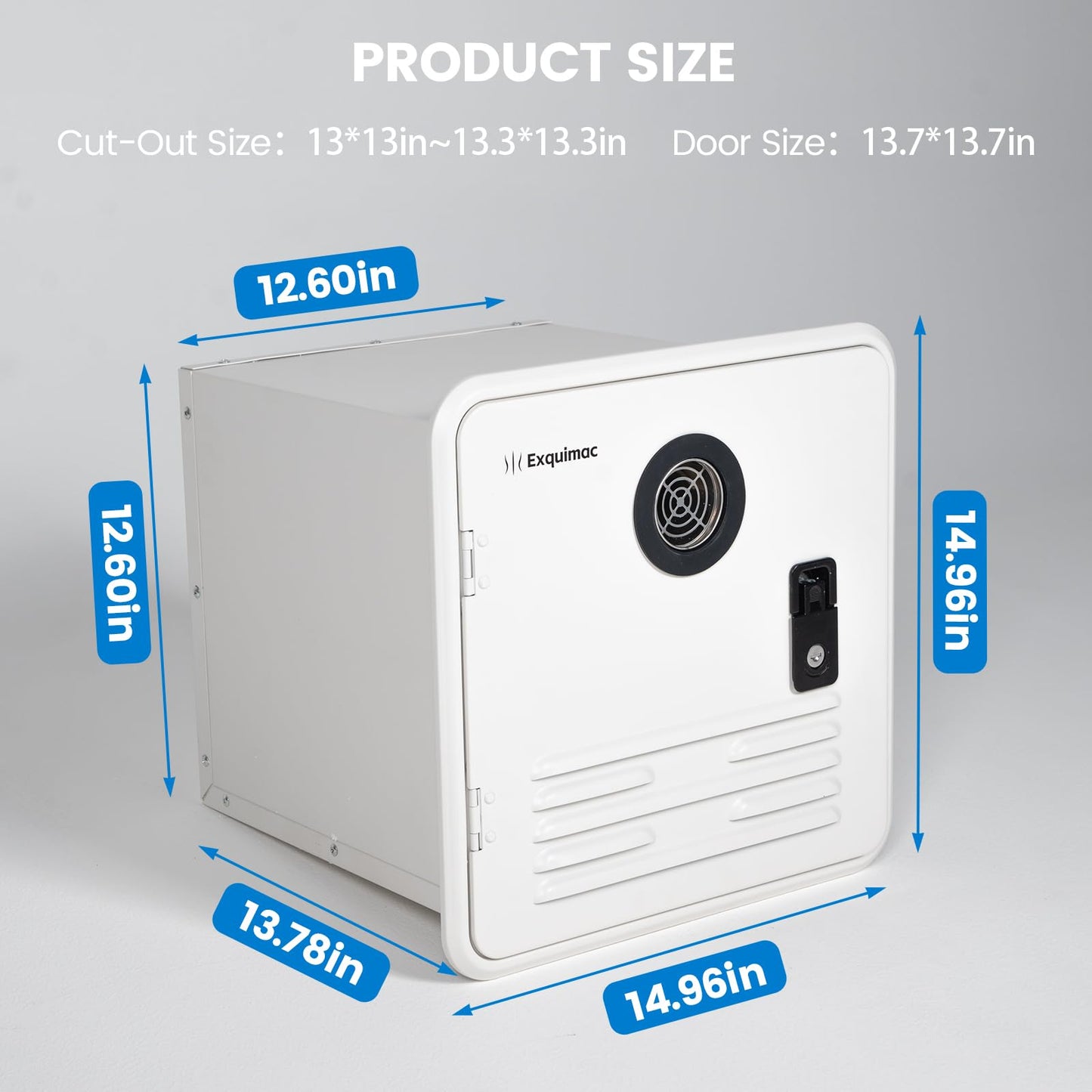 RV Tankless Water Heater with Shower Head, 65,000 BTU Propane Gas, DC 12V, High Altitude Ready with 15x15 Inch Door & Remote Controller Energy Saving & Freeze Protection for RVs