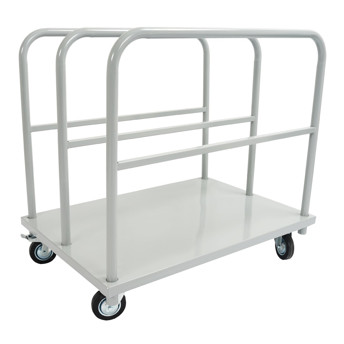 Gelacie 36x24inch Steel Panel Truck Cart, Flat Dolly Cart, Flatbed with