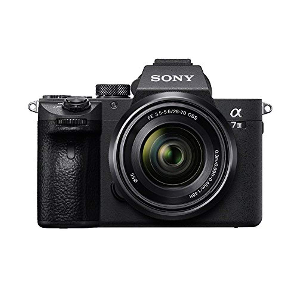 Sony a7 III Full-Frame Mirrorless Interchangeable-Lens Camera with 28-70mm Lens with 3-Inch LCD (Black)