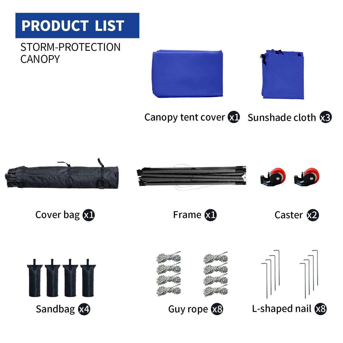 10x10 Pop up Canopy Tent with Sidewalls,Heavy Duty Waterproof Sun Shade Canopy Easy up Canopy with Wheel Bag Commercial Gazebo Tent for Outdoors Parties Vendors Camping Beach(Blue)