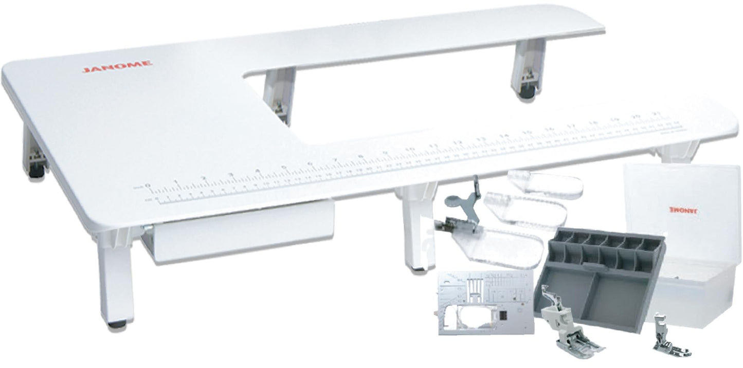 Janome Continental M6 Flatbed Quilting and Sewing Machine with Bonus Kit
