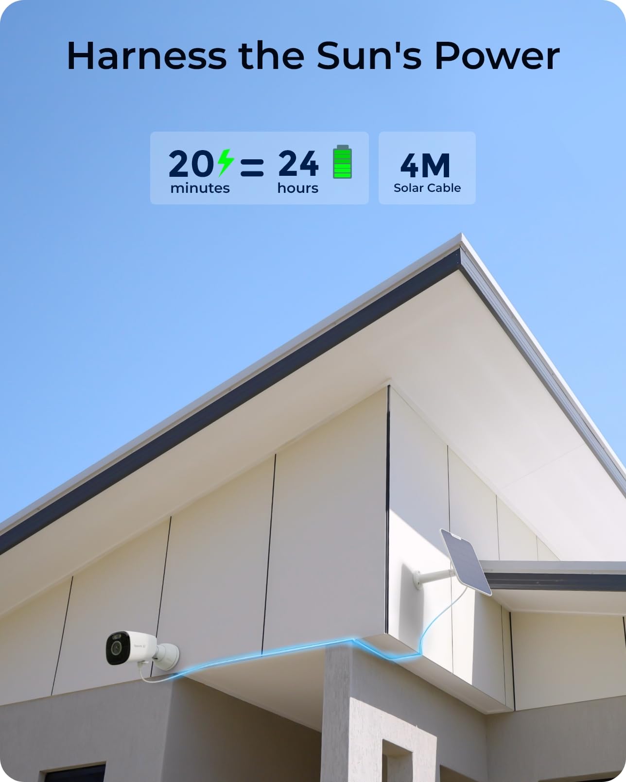 REOLINK 4K Security Cameras Wireless Outdoor System, Encrypted 1 Year Local Storage, Color Night Vision, 2.4/5GHz Wi-Fi, AI Detection, No Monthly Fee, Home Hub with 4X Eco Ultra+Solar Panel
