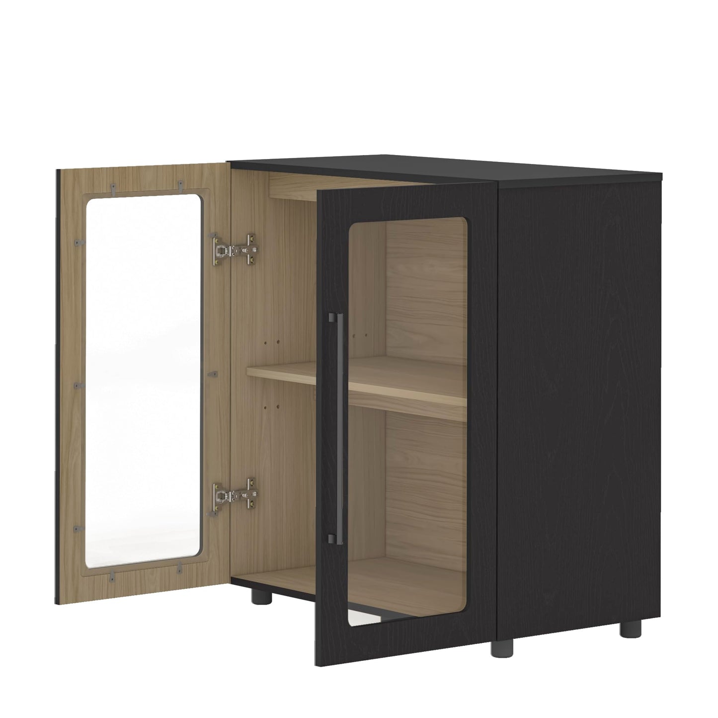 From the Tree Furniture 32 Inch Modular Sideboard Storage Cabinet with Soft-Close Doors | Buffet Accent Cabinet for Living Room, Entryway, Dining Room & Office | Scratch-Resistant Modern Design