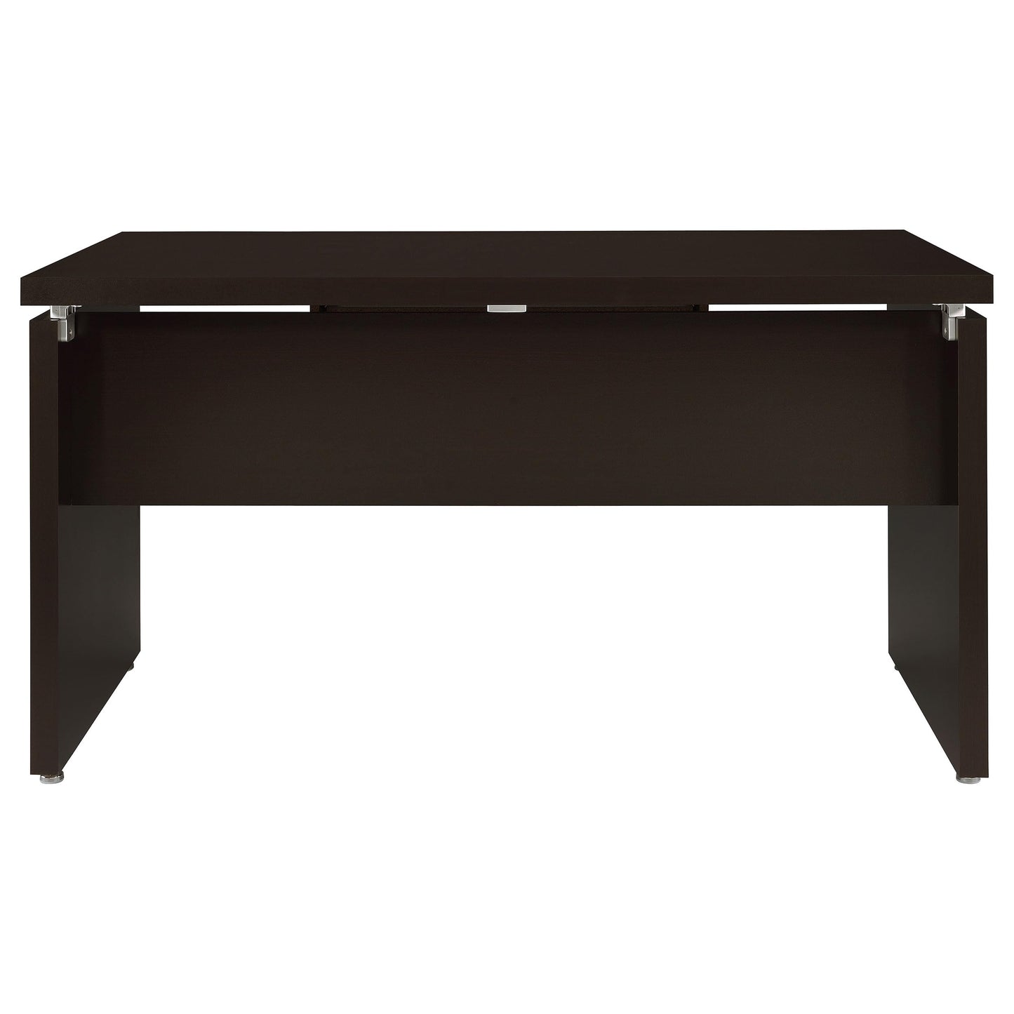 Coaster Home Furnishings - Skylar - Engineered Wood - 55-Inch L-Shape Computer Desk with Slide-Out Keyboard Tray, Mobile File Cabinet, and Metal Extension Glides - Home Office - Cappuccino - 800891