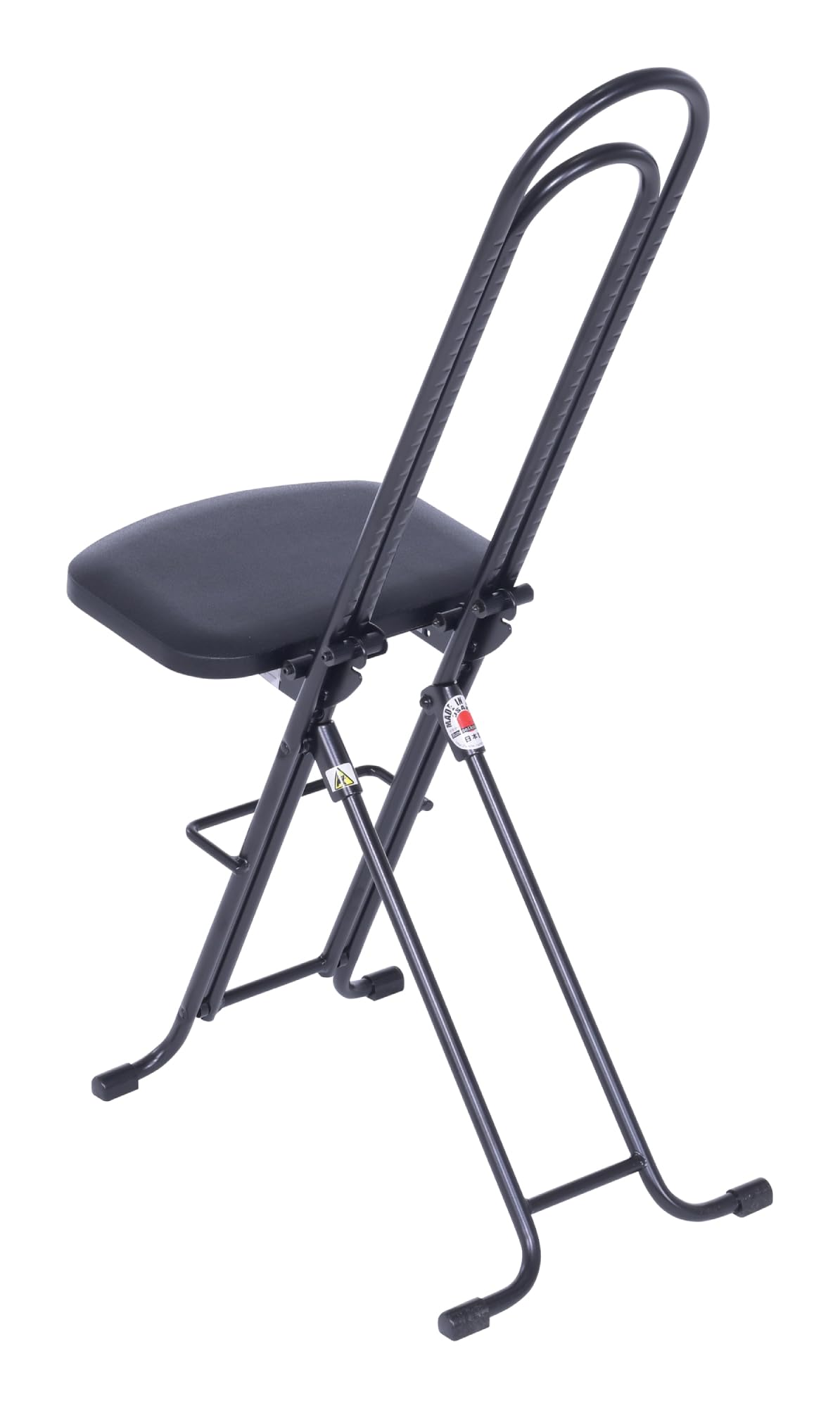 Vestil CPRO-800LP Steel Height Ergonomic Worker Chairs 18.5 In. to 35 In. 220 Lb. Capacity Black