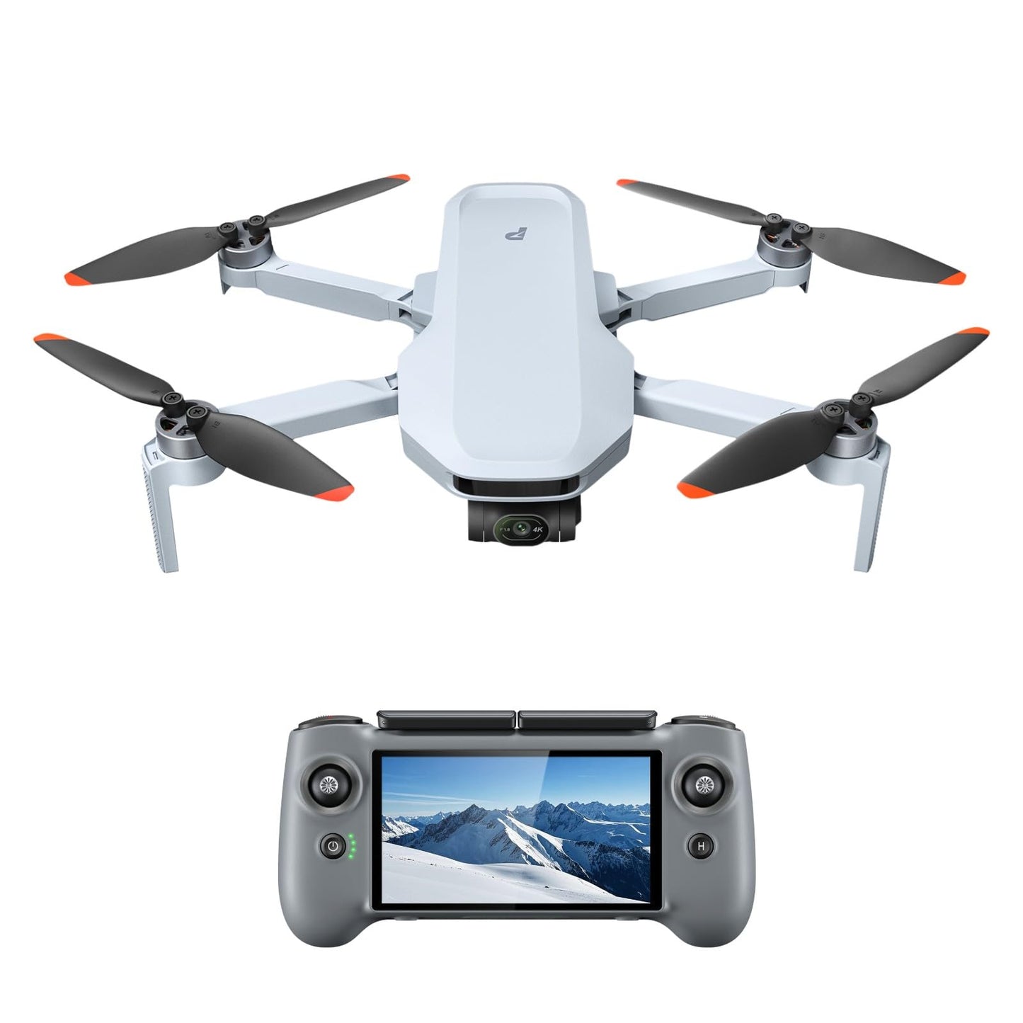 Potensic Atom 2 Standard Kit with RC PTD 1, Drones with Camera for Adults 4K Video, 8K Photo, 10KM Transmission, 3-Axis Gimbal, AI Track, Vertical Shooting, AI Night Shot, Under 249g, (32-Min Flight)