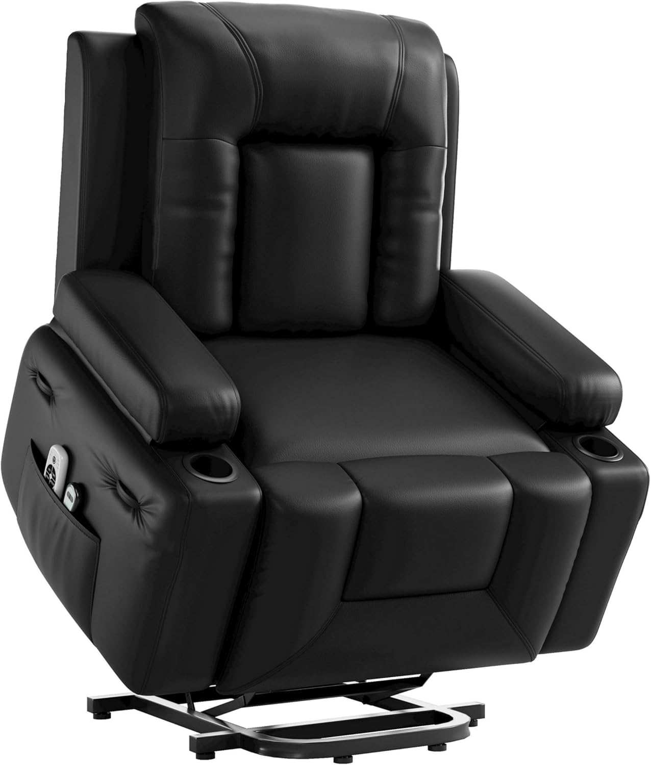 Oversized Swivel Rocker Recliner Chair for Adult,360° Swivel Rock Recliner with Massage&Heating,Extra Wide Manual Recliners, Upholstery Overstuffed Soft Rocking Sofa Chair