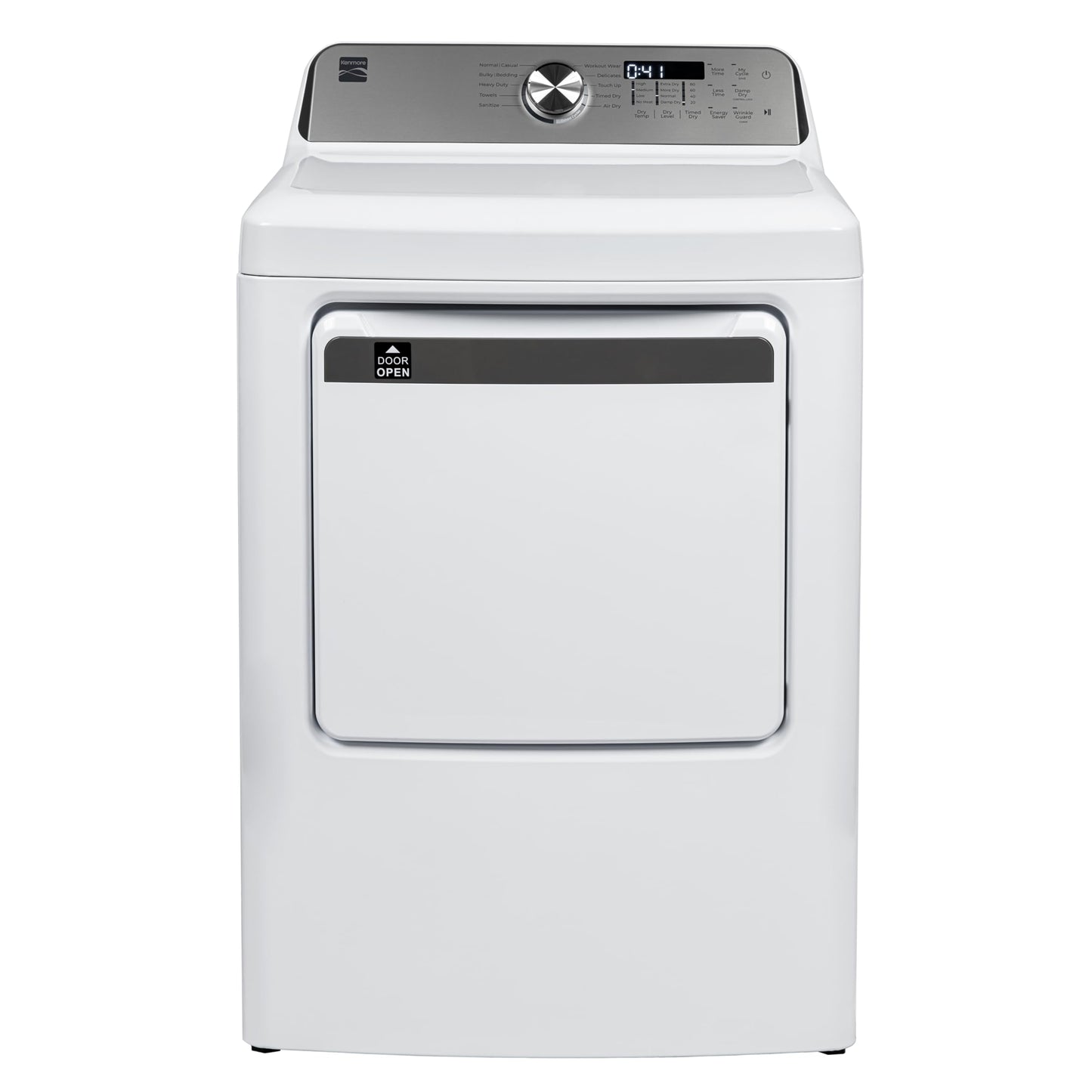Kenmore 7.0 cu. ft. Front Load Gas Dryer - with Guard to Reduce Wrinkles & Static - Smart Sensor Drying - LED - White