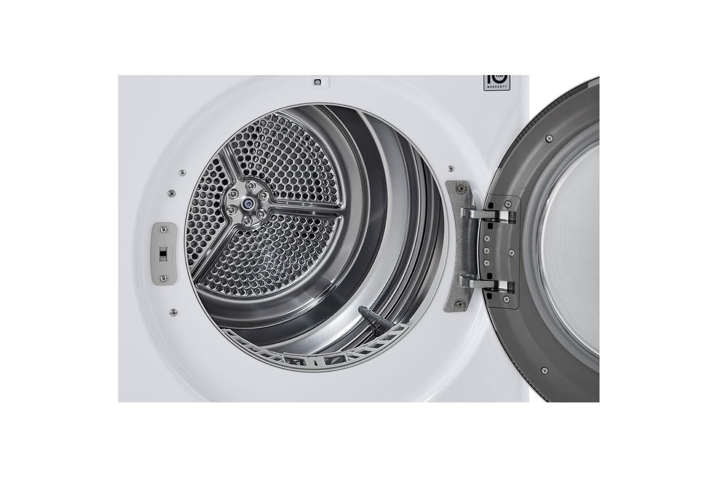LG DLHC1455W 24 in. W 4.2 Cu. Ft. Ventless Stackable Compact Smart Electric Dryer in White with Dual Inverter HeatPump Technology