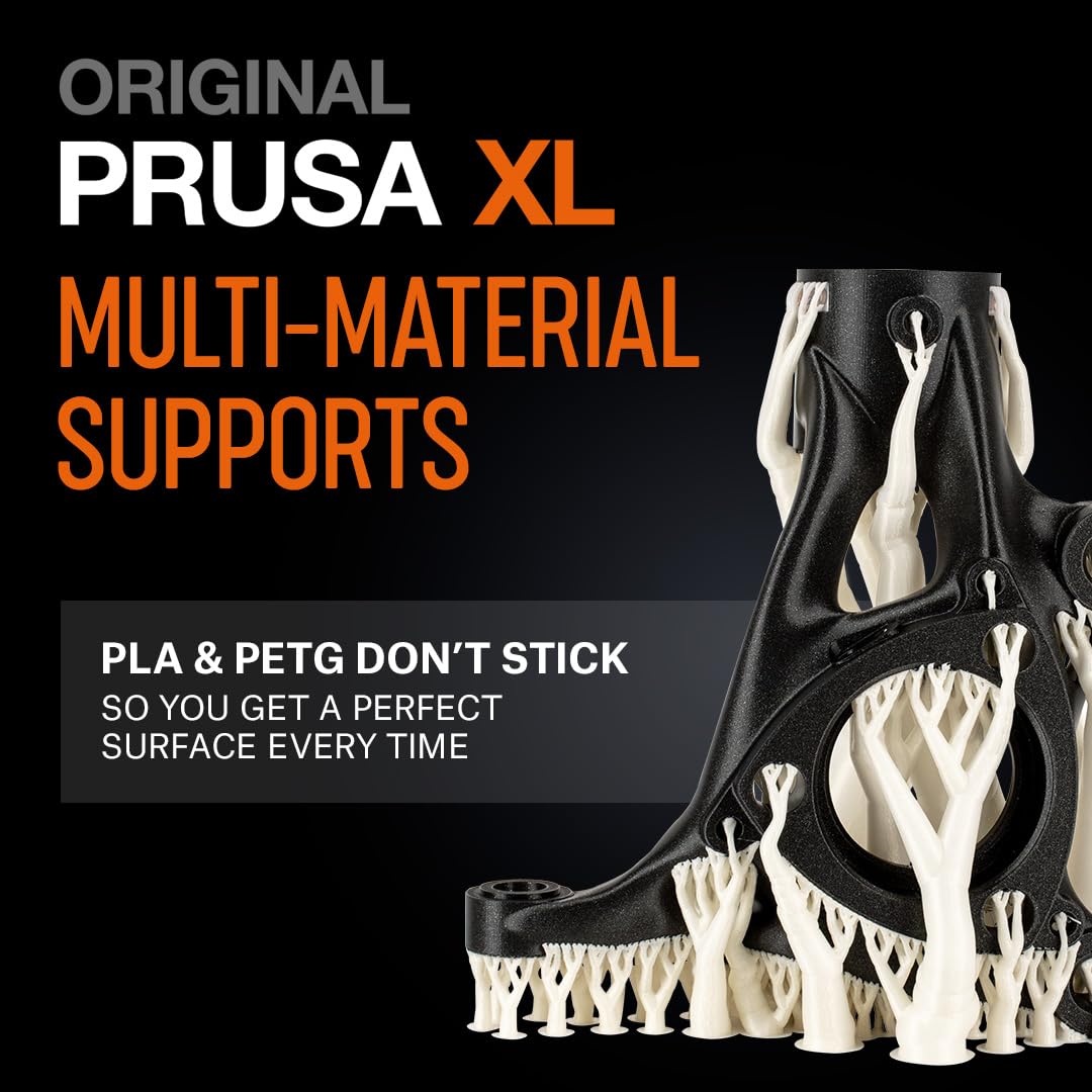 Original Prusa XL 5 Independent Toolhead 3D Printer, Large Scale CoreXY, Build Volume 360 x 360 x 360 Mm, Multi Material, 1.75 Mm Filament