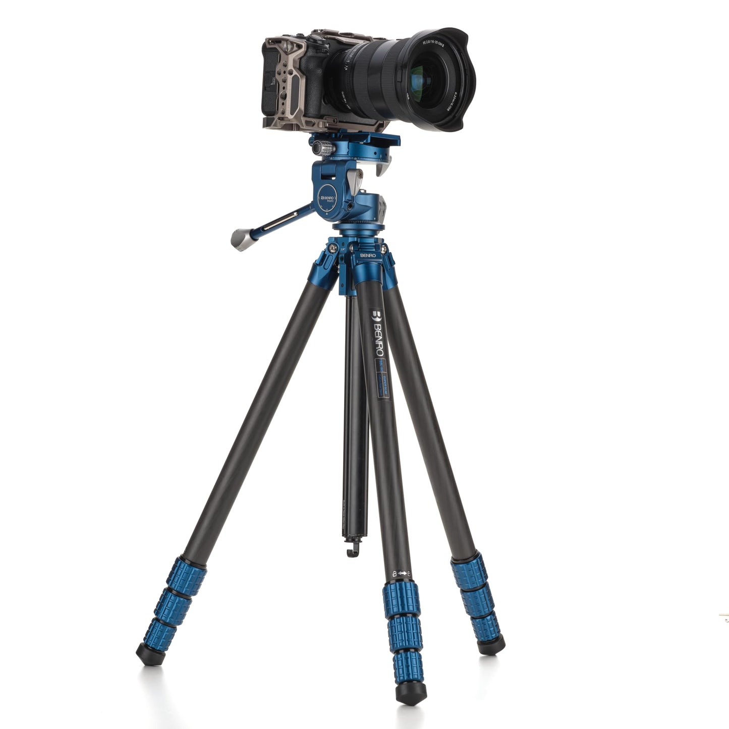 Benro Superslim 1.5 Series, 4 Section Carbon Fiber Tripod with PHVF3 Hybrid Flip Head (TSSL18CPHVF3)