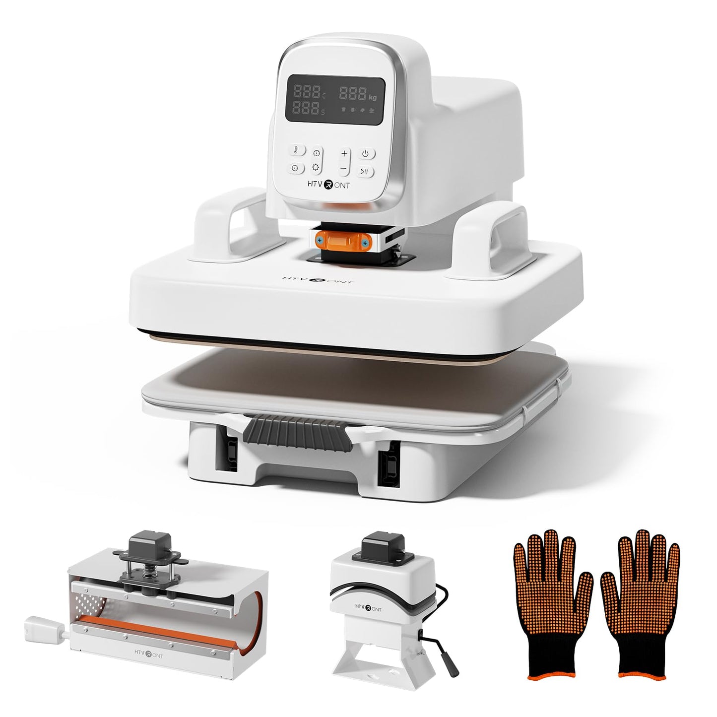 HTVRONT Auto Heat Press Machine - A100 3 in 1 Auto Heat Press 12X10 with Adjustable Pressure, Heats Up Fast & Evenly Sublimation Heat Press Machine for T Shirts, Mugs and Hats