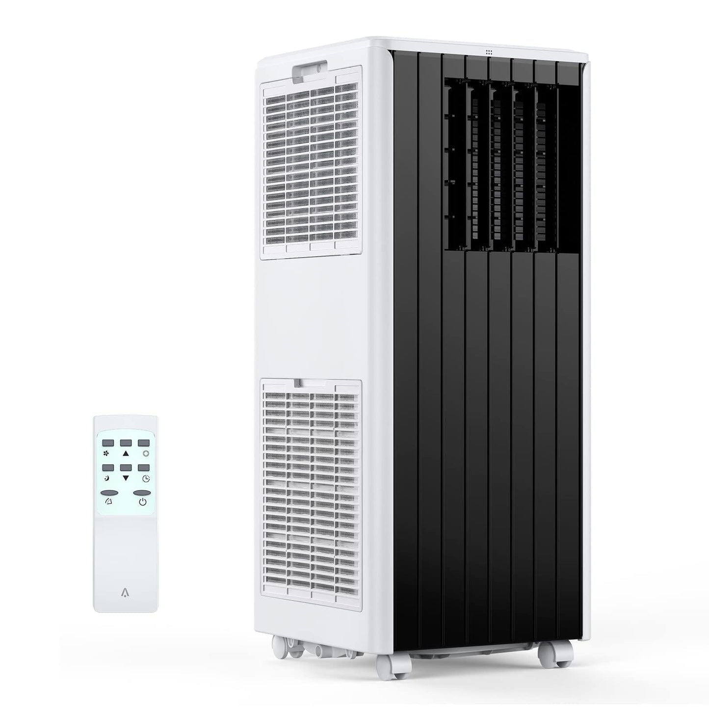 8,000 BTU Portable Air Conditioner – 3-in-1 AC Unit with Cooling, Dehumidifier & Fan for Rooms Up to 350 sq.ft. – Quiet Energy-Efficient Sleep Mode, 24-Hour Timer, Remote Control & Overheat Protection