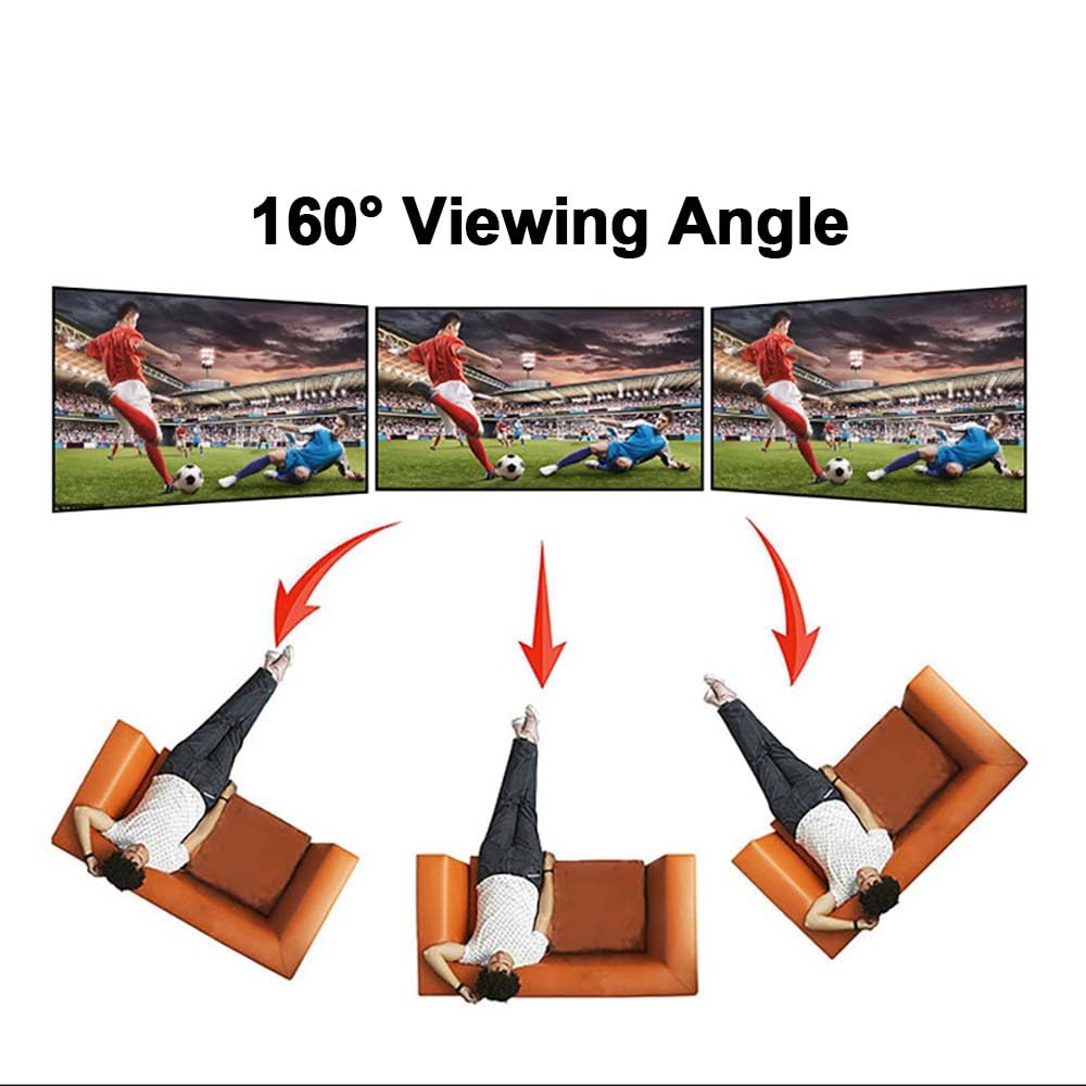 ALR Screen for UST Projector, 150 inch ALR Fixed Frame Projector Screen Wall Mount 16:9 8K/4K 3D, Grey Projection Screen, 0.39 inch Ultra-Narrow Bezel for Movies and Games