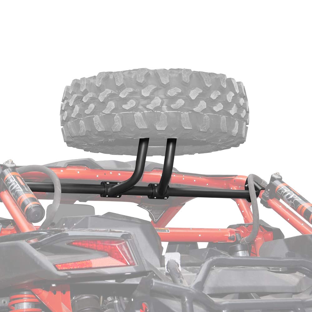 KEMIMOTO X3 Spare Tire Carrier Holder Compatible with Can-Am Maverick X3 and X3 Max Turbo RR 2017 2018 2019 2020 2021 2022 2023 2024 2025 2026 Spare Tire Mount Holds Up to 32"