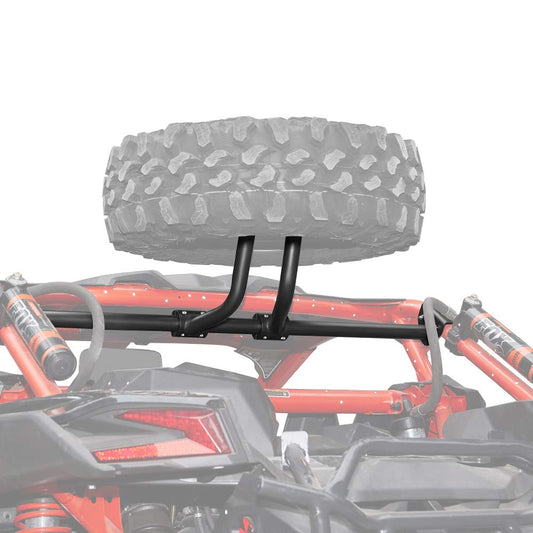 KEMIMOTO X3 Spare Tire Carrier Holder Compatible with Can-Am Maverick X3 and X3 Max Turbo RR 2017 2018 2019 2020 2021 2022 2023 2024 2025 2026 Spare Tire Mount Holds Up to 32"