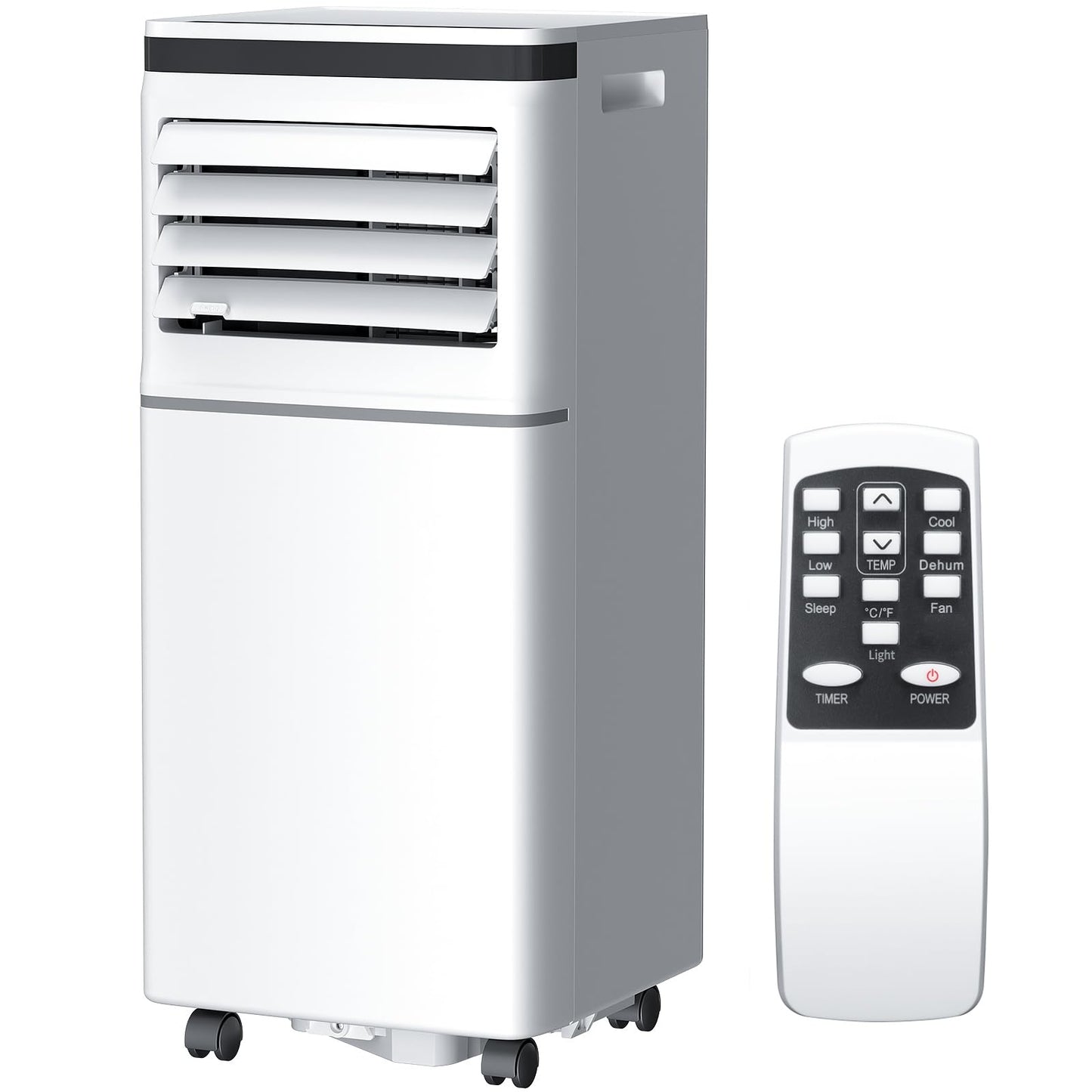 Antarctic Star 10000BTU Portable Air Conditioner 3-in-1 with 24H Timer，Sleep Mode, Dehumidifier, 2 Fan Speeds, Fast Cooling AC Unit with Remote, Digital Display for Home/Office