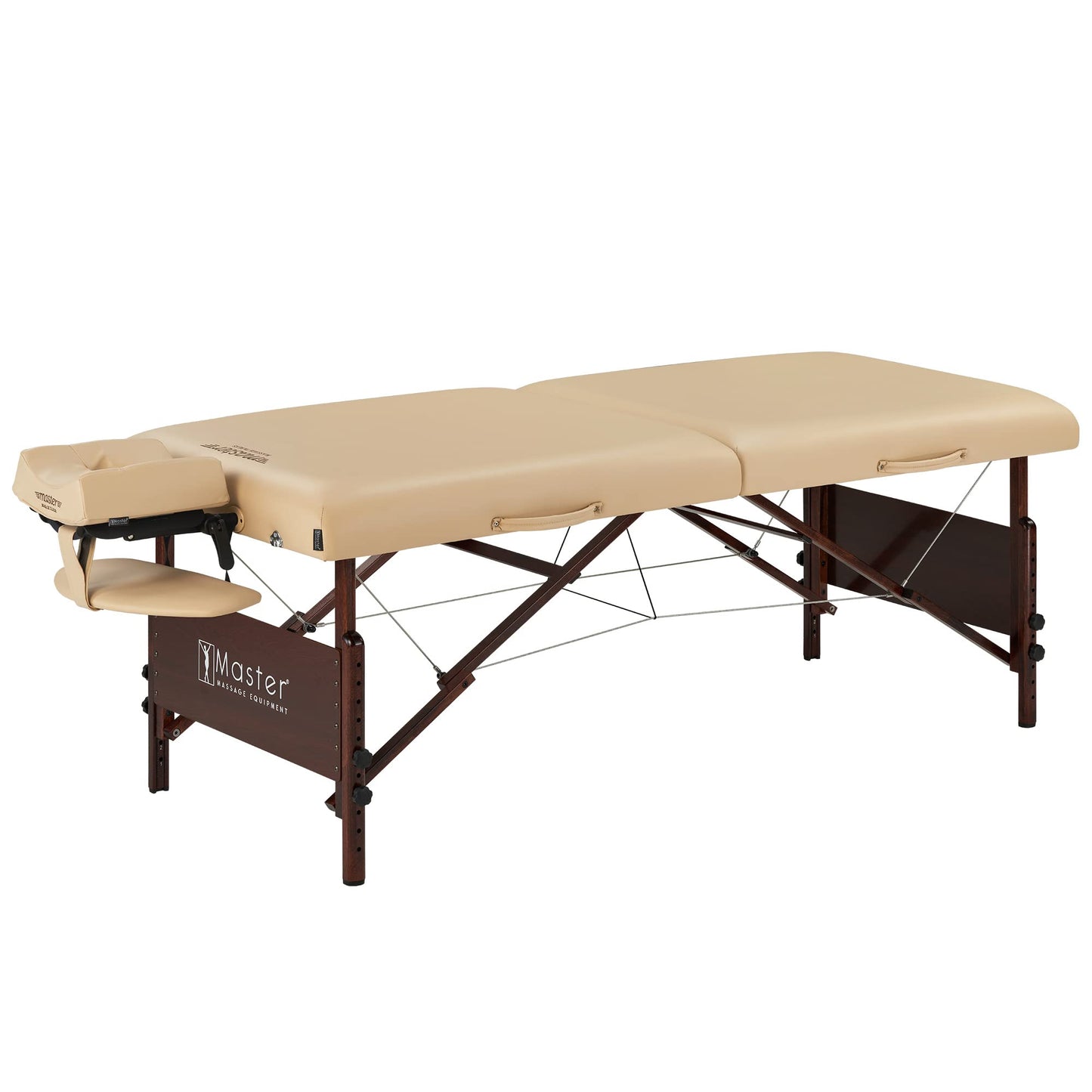 Master Massage 30" Del Ray Pro Portable Massage Table Package, Sand Color, Luxurious with 3" Thick Cushion of Foam