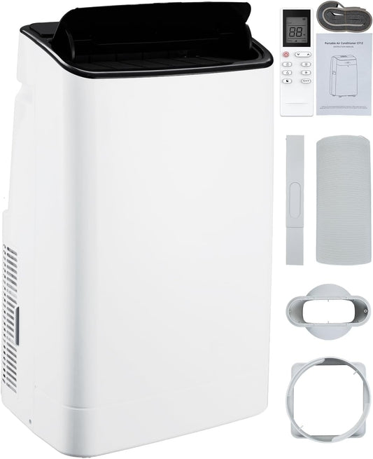 14000 BTU Portable Air Conditioner with Remote Control, 3-in-1 Free Standing Cooling AC Unit with Fan & Dehumidifier for 750 Sq Ft Rooms,Smart/Sleep Mode,3 Speed,Auto Swing,24H Timer