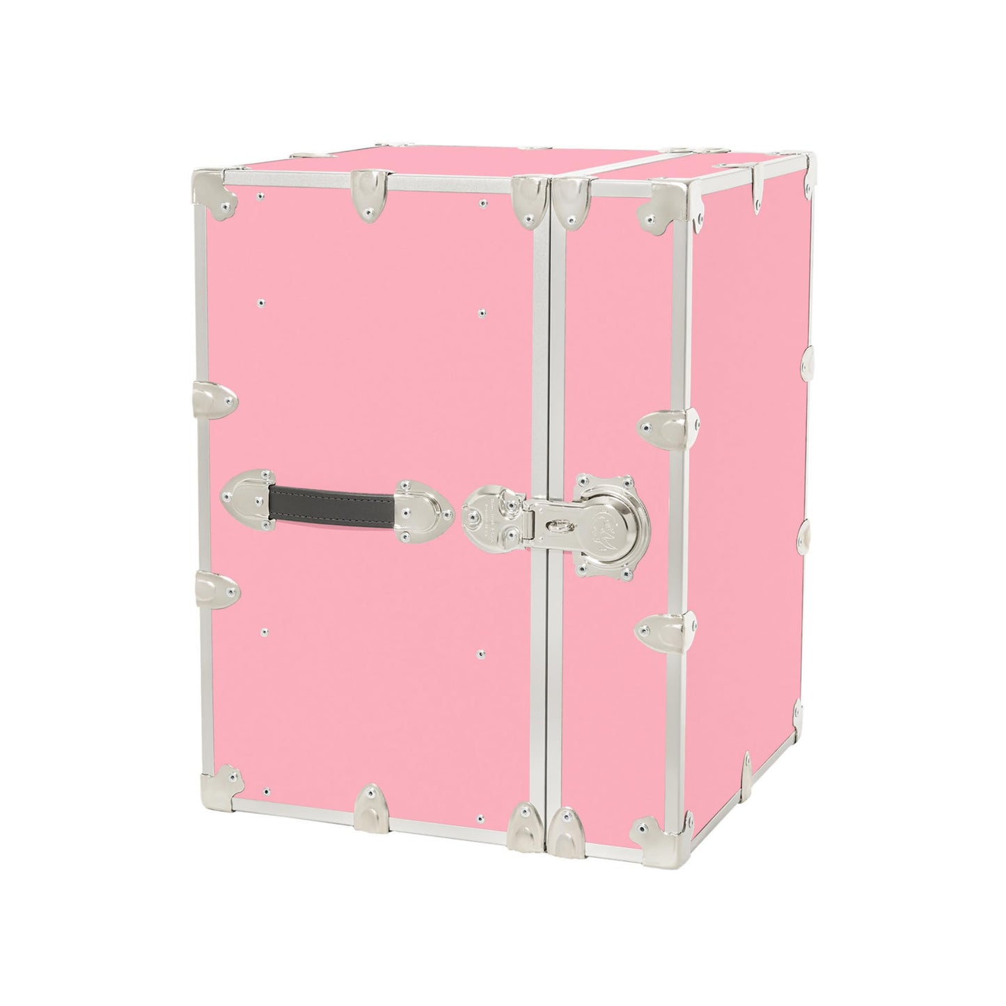 Rhino Trunk & Case Bedside Cube – 18"x18"x24" Vertical Storage Trunk with Adjustable Shelf – Bedroom Nightstand, College Dorm Storage, End and Side Table, Office Cabinet – Strong Furniture – USA-Made