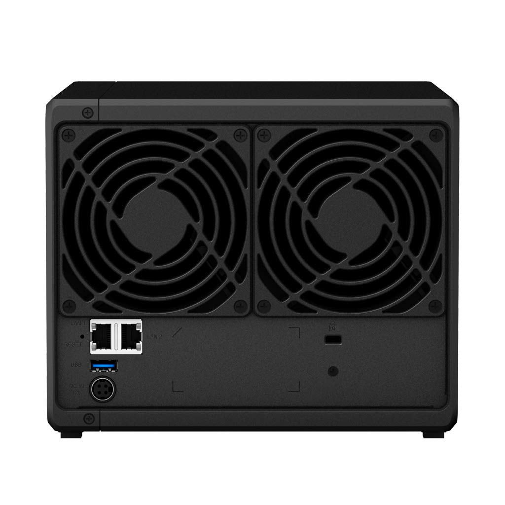 Synology DiskStation DS418 NAS Server with RTD1296 1.4GHz CPU, 2GB Memory, 8TB HDD Storage, 2 x 1GbE LAN Ports, DSM Operating System