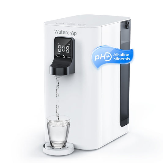 Waterdrop K19-SFK Reverse Osmosis Water Filter Countertop, Minerals, Countertop Reverse Osmosis System, 3:1 Pure to Drain, Reduce PFAS, No Installation Required, BPA Free