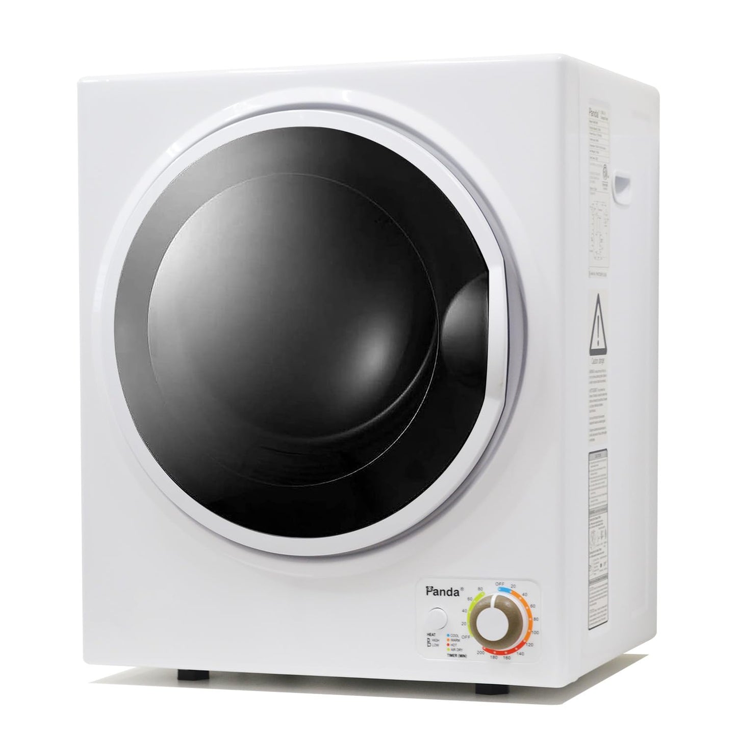 Panda Portable Clothes Dryer – 1.5 cu.ft Compact Electric Dryer, 850W, Stainless Steel Tub, 110V – Ideal for Apartments, Dorms & Small Loads
