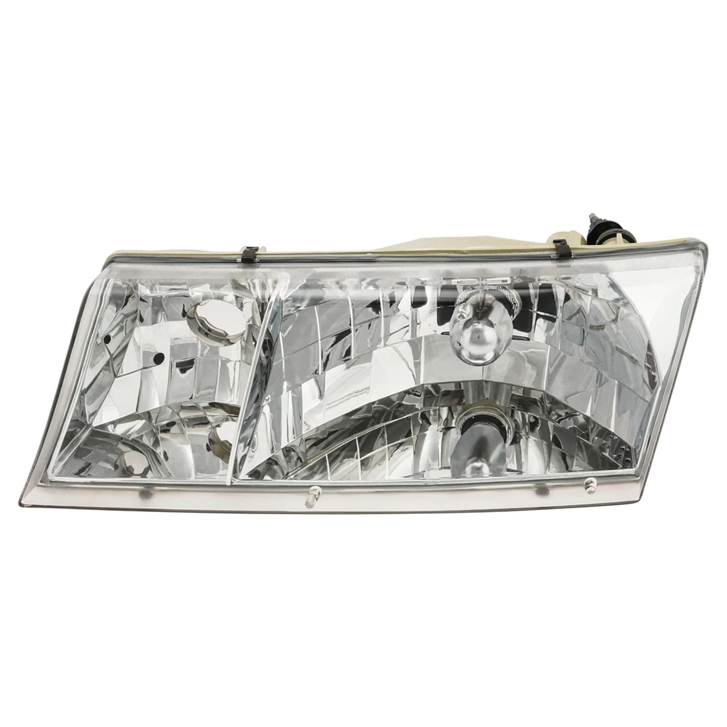 TRQ Headlight Assembly Set for 1998-2002 Mercury Grand Marquis, Driver & Passenger Side, Model LKA87005