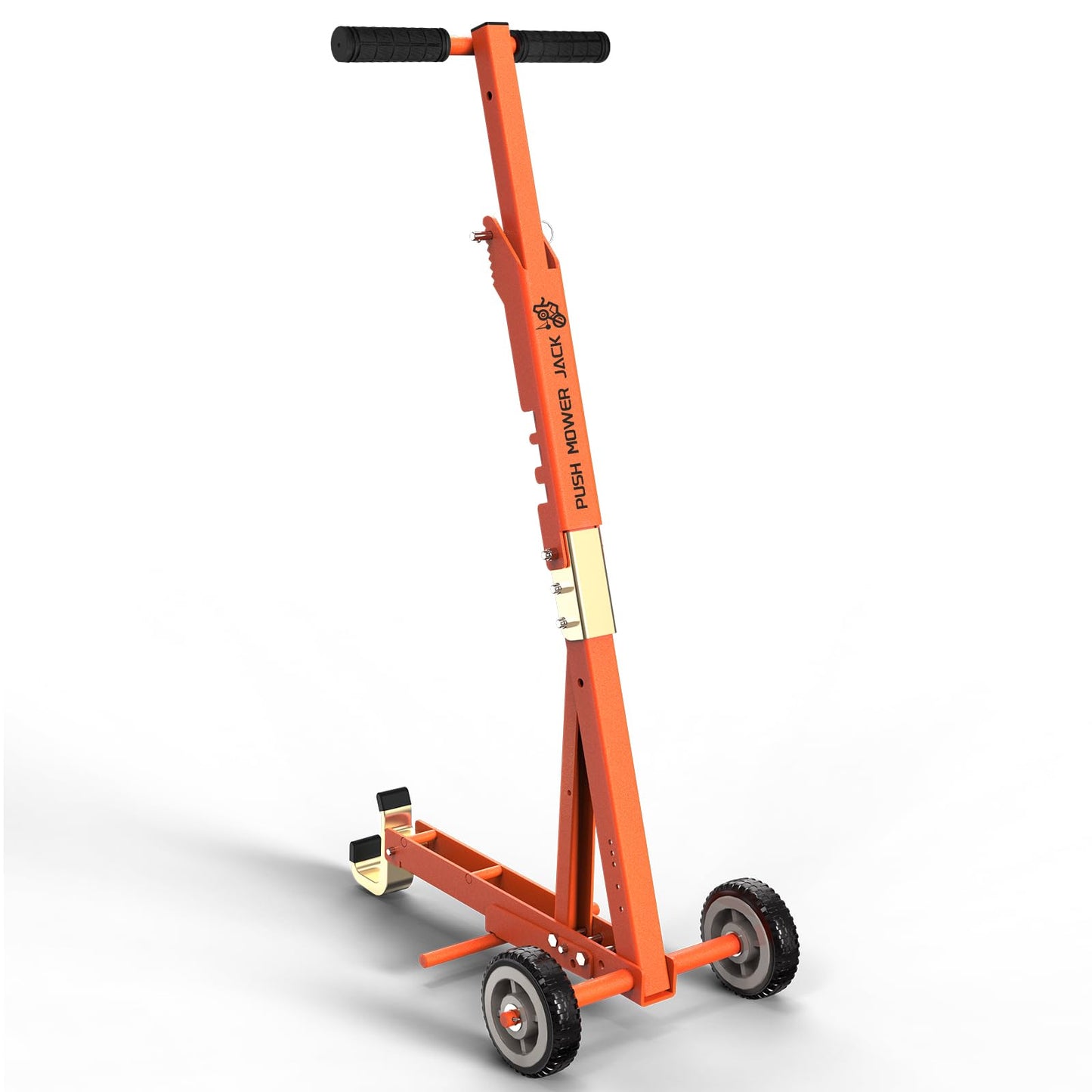 Glosaie Lawn Mower Lift, 800 Lbs Weight Capacity, Stable Mower Lift Jack for Zero Turn Lawn Mower, Riding Lawn Mower and More, Orange