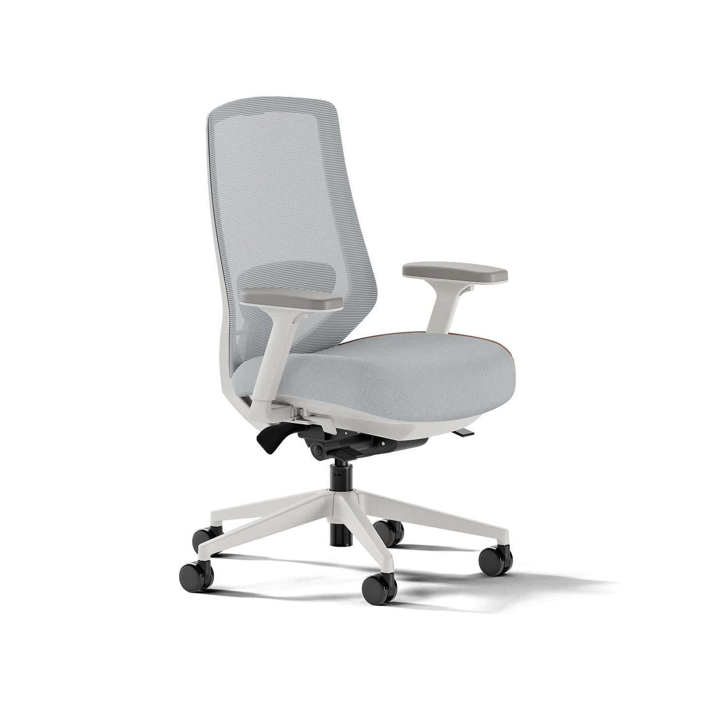 Branch Ergonomic Chair Pro - Mesh Office Chair with 14 Points of Adjustment - Height, Depth & Tilt Adjustable - 5D Armrests - Forward Tilt, Smooth Recline, and Lumbar Support - Mineral