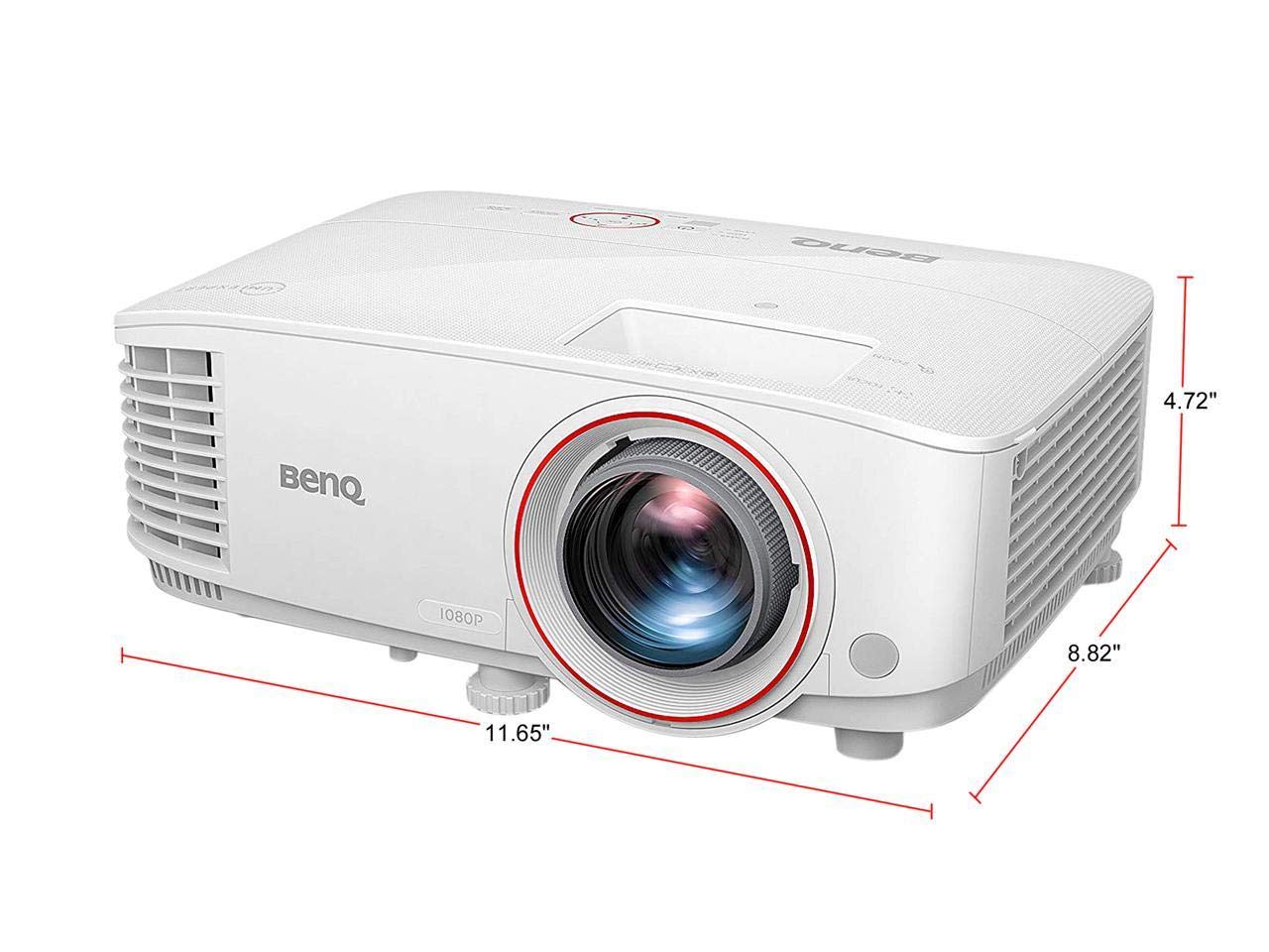 BenQ TH671ST | 1080p Short Throw Gaming Projector |Mode for Intense Low Input Lag Action | 3000 Lumens | Auto Vertical Keystone | Universal Connectivity | Built in Speaker